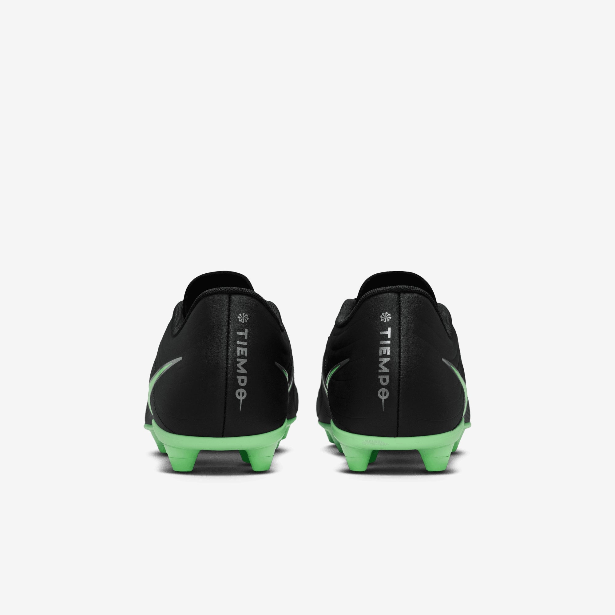 Nike Tiempo Maestro Club Multi-Ground Low-Top Soccer Cleats - Black/Illusion Green-Black