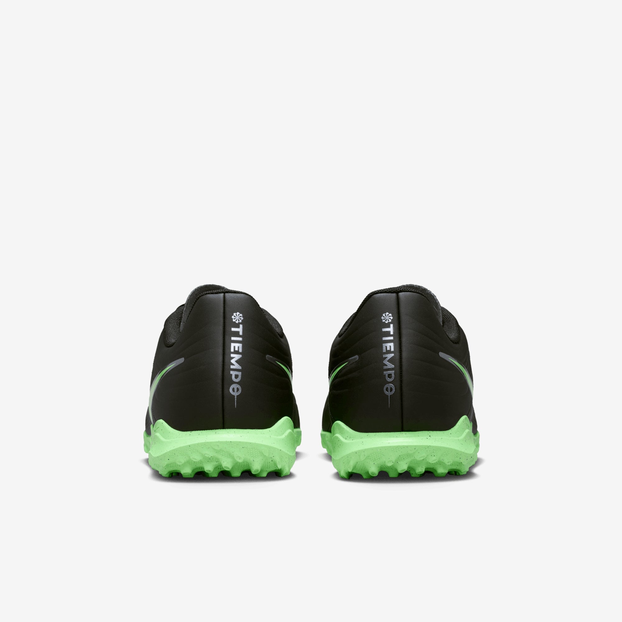 Nike Tiempo Maestro Club Turf Low-Top Soccer Shoes - Black/Illusion Green-Black