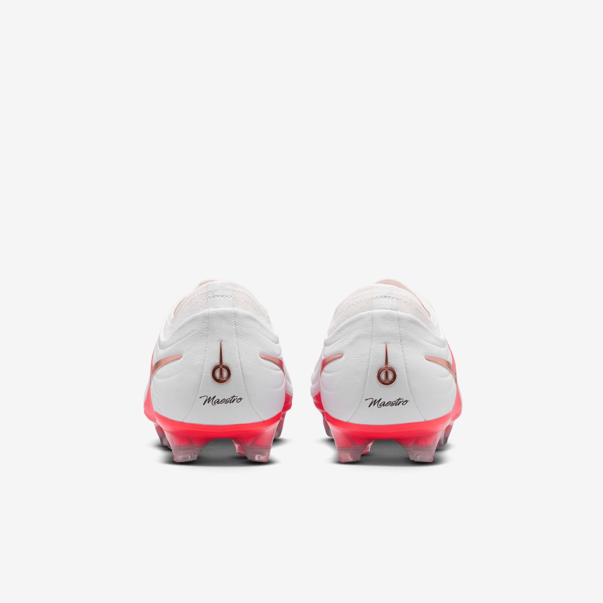 Nike Tiempo Maestro Elite Firm-Ground Low-Top Soccer Cleats - White/Blur-Bright Crimson