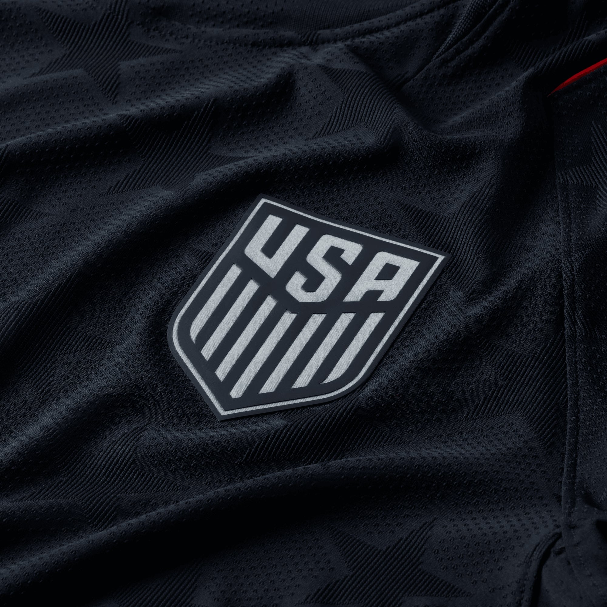 Nike USMNT 2026/27 Match Away Men's Aero-FIT Soccer Authentic Jersey - Dark Obsidian/Pure Platinum