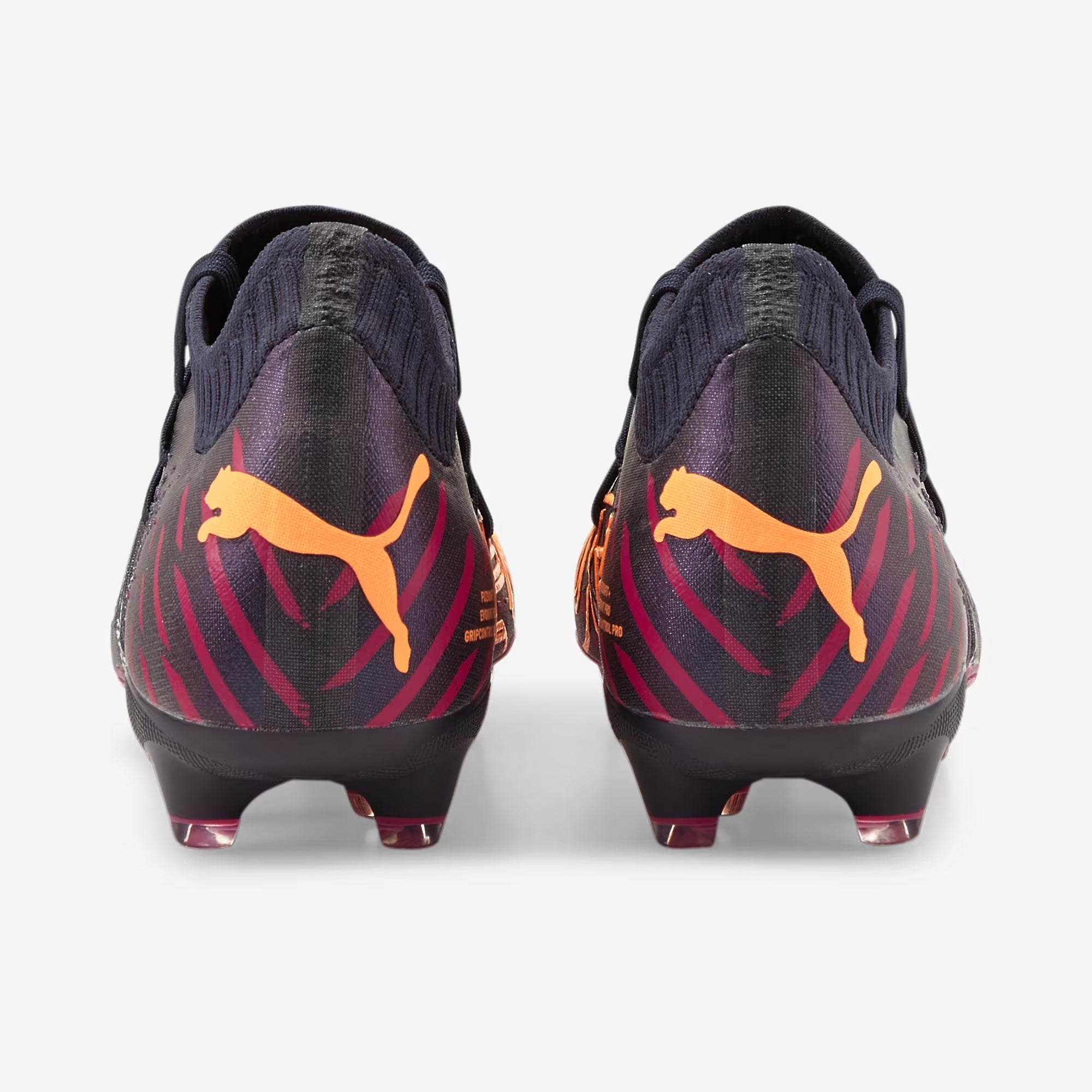 PUMA FUTURE 1.2 Firm/Artificial-Ground Low-Top Soccer Cleats - Parisian Night-Neon Citrus-Festival Fuchsia