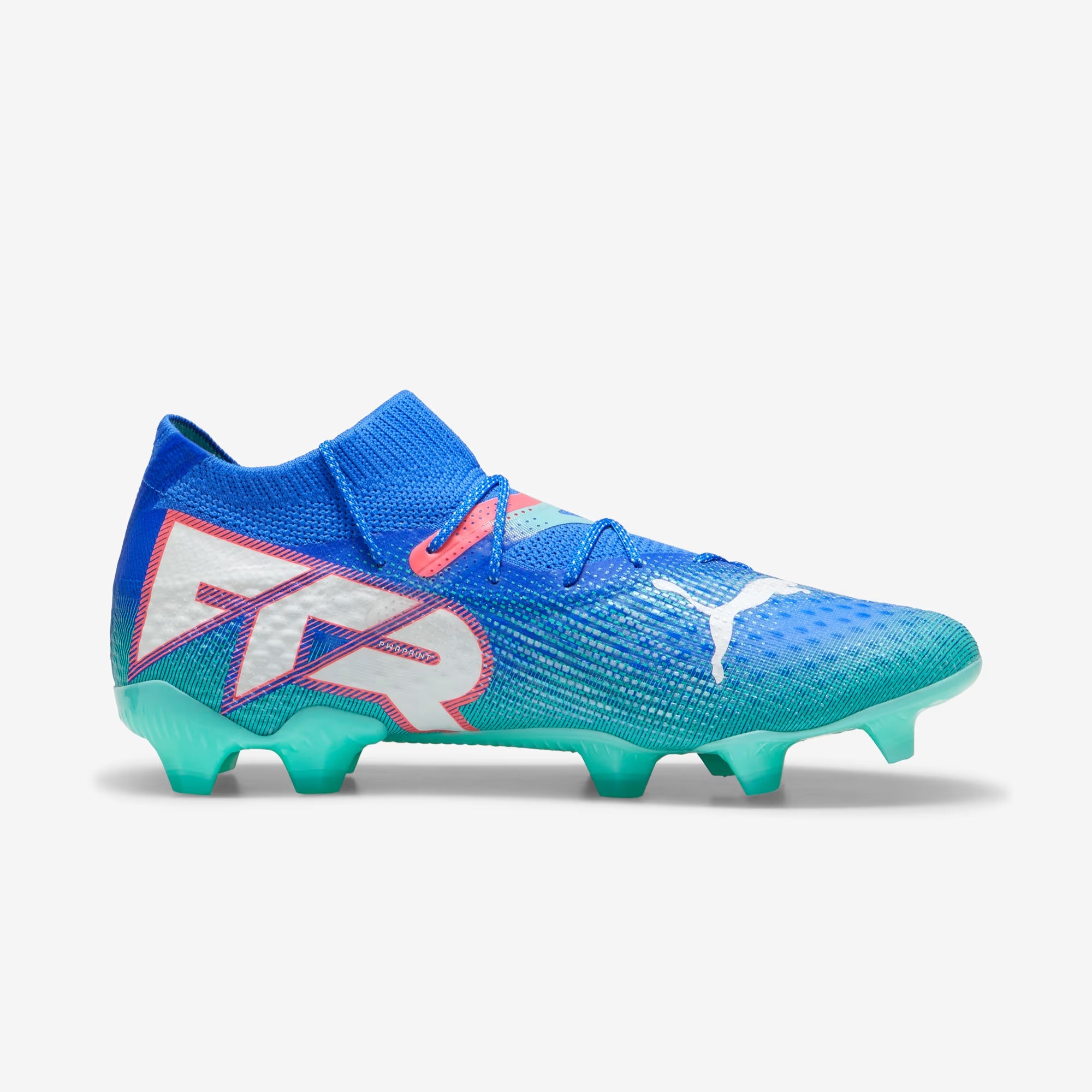 PUMA FUTURE 7 ULTIMATE Firm/Artificial-Ground Low-Top Soccer Cleats - Bluemazing-PUMA White-Electric Peppermint