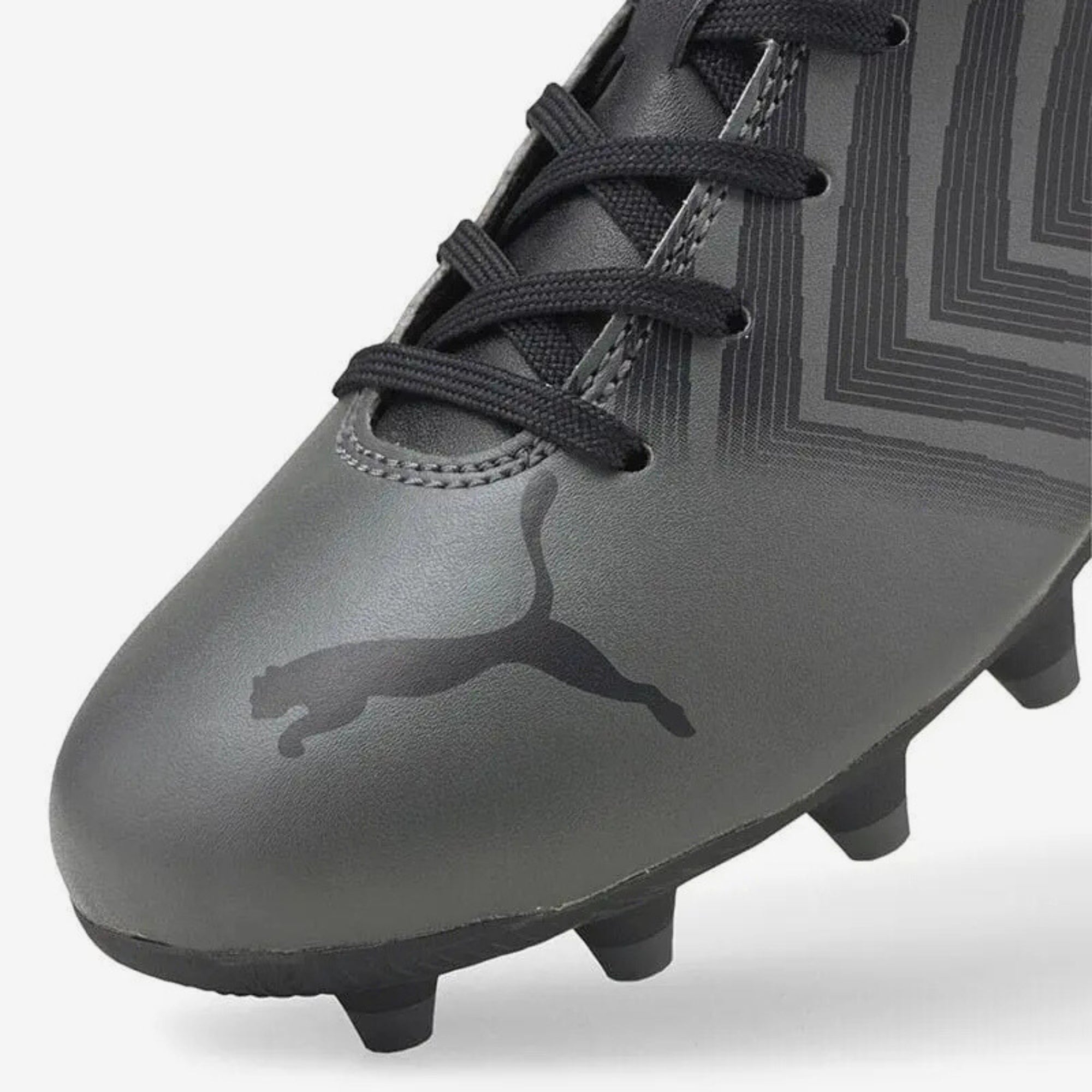 PUMA Jr. TACTO II Little/Big Kids' Firm/Artificial-Ground Low-Top Soccer Cleats - PUMA Black-Castlerock