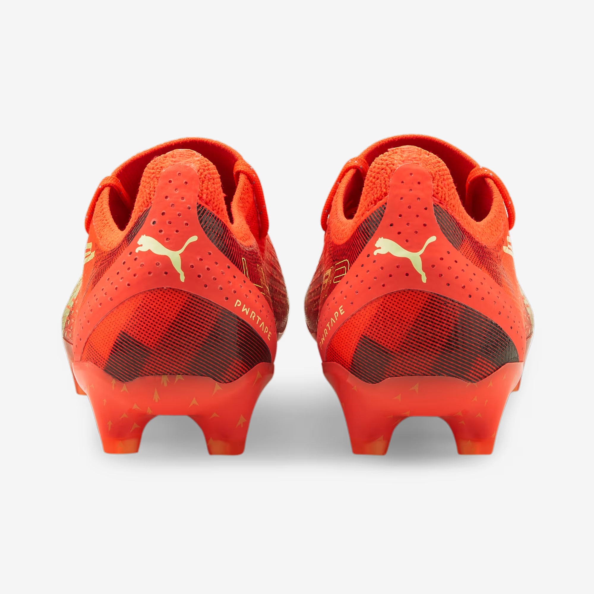 PUMA ULTRA ULTIMATE Firm/Artificial-Ground Low-Top Soccer Cleats - Fiery Coral-Fizzy Light-PUMA Black