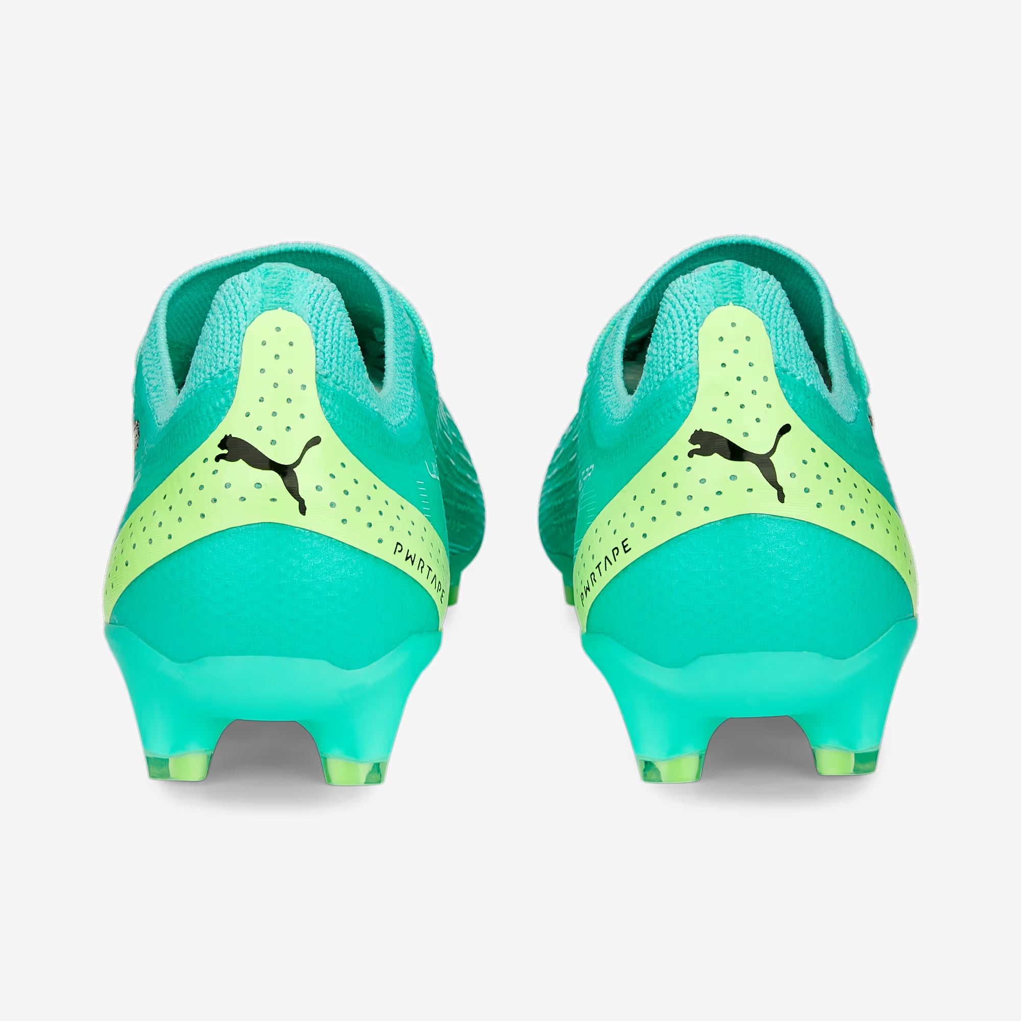 PUMA ULTRA ULTIMATE Firm/Artificial-Ground Low-Top Soccer Cleats - Electric Peppermint-PUMA White-Fast Yellow