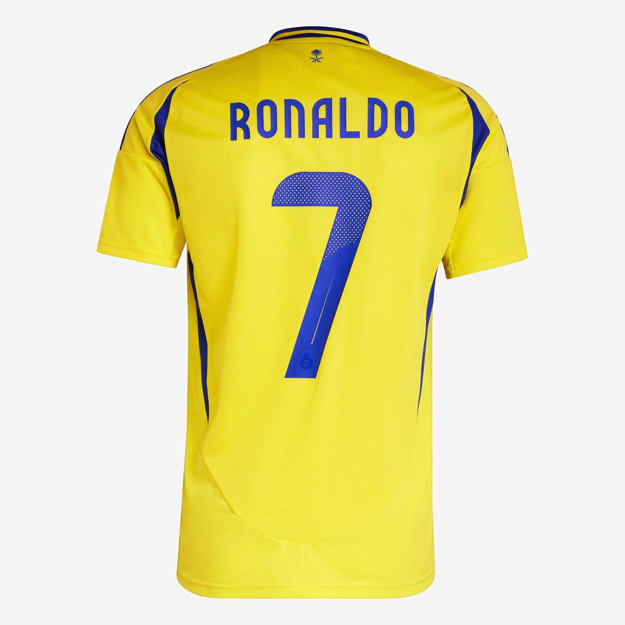 adidas Al Nassr FC 2024/25 Ronaldo Stadium Home Men's AEROREADY Soccer Replica Jersey - Impact Yellow / Royal Blue