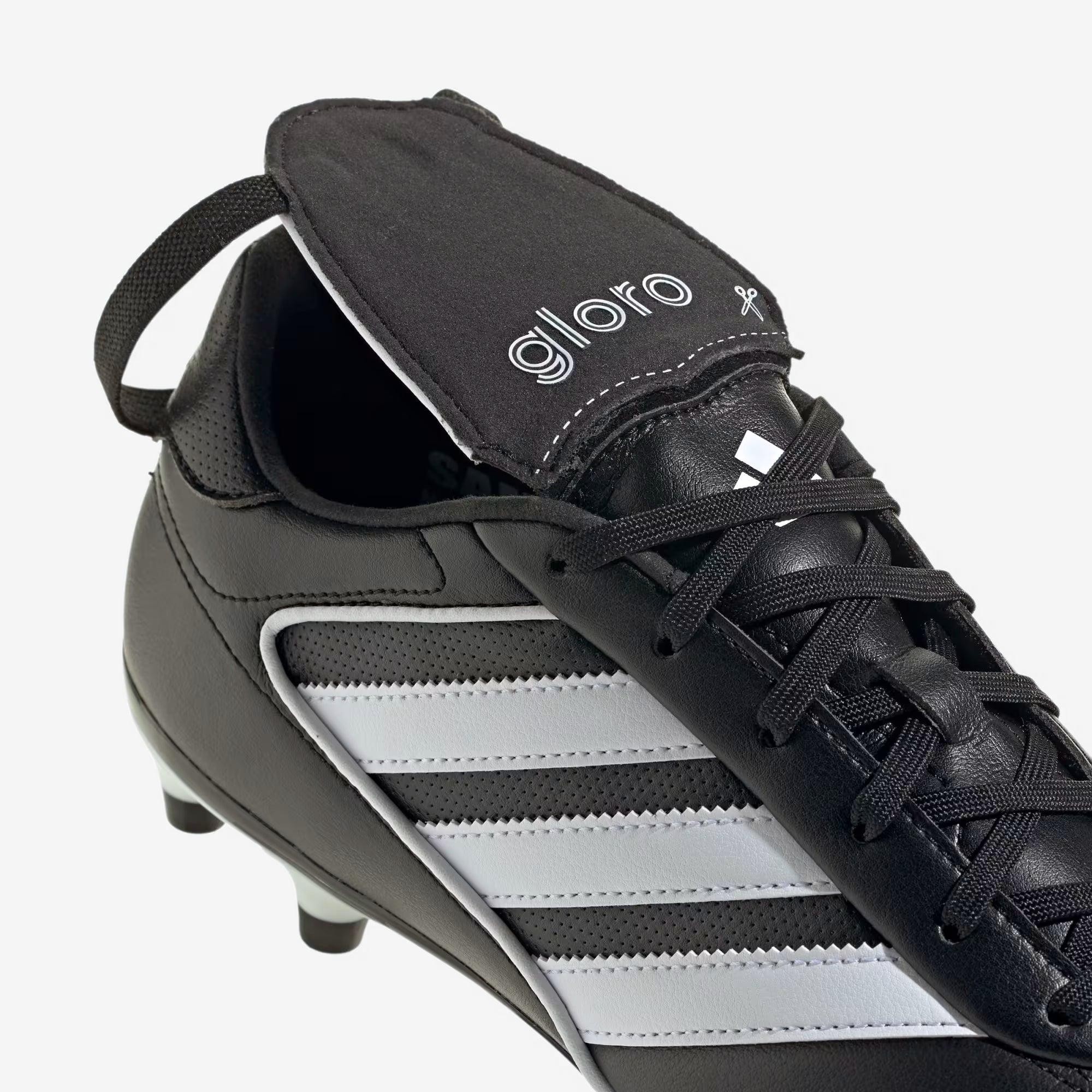 adidas Copa Gloro 2 FG Low-Top Soccer Cleats - Core Black / Cloud White / Cloud White