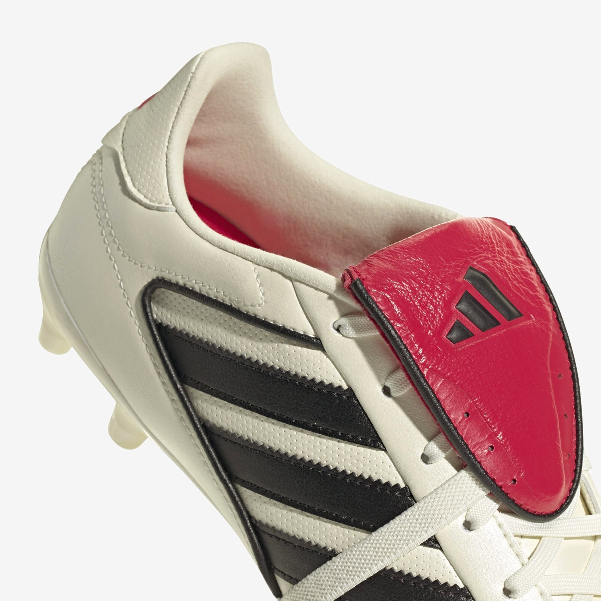 adidas Copa Gloro 2 FG Low-Top Soccer Cleats - Off White / Black / Pure Ruby