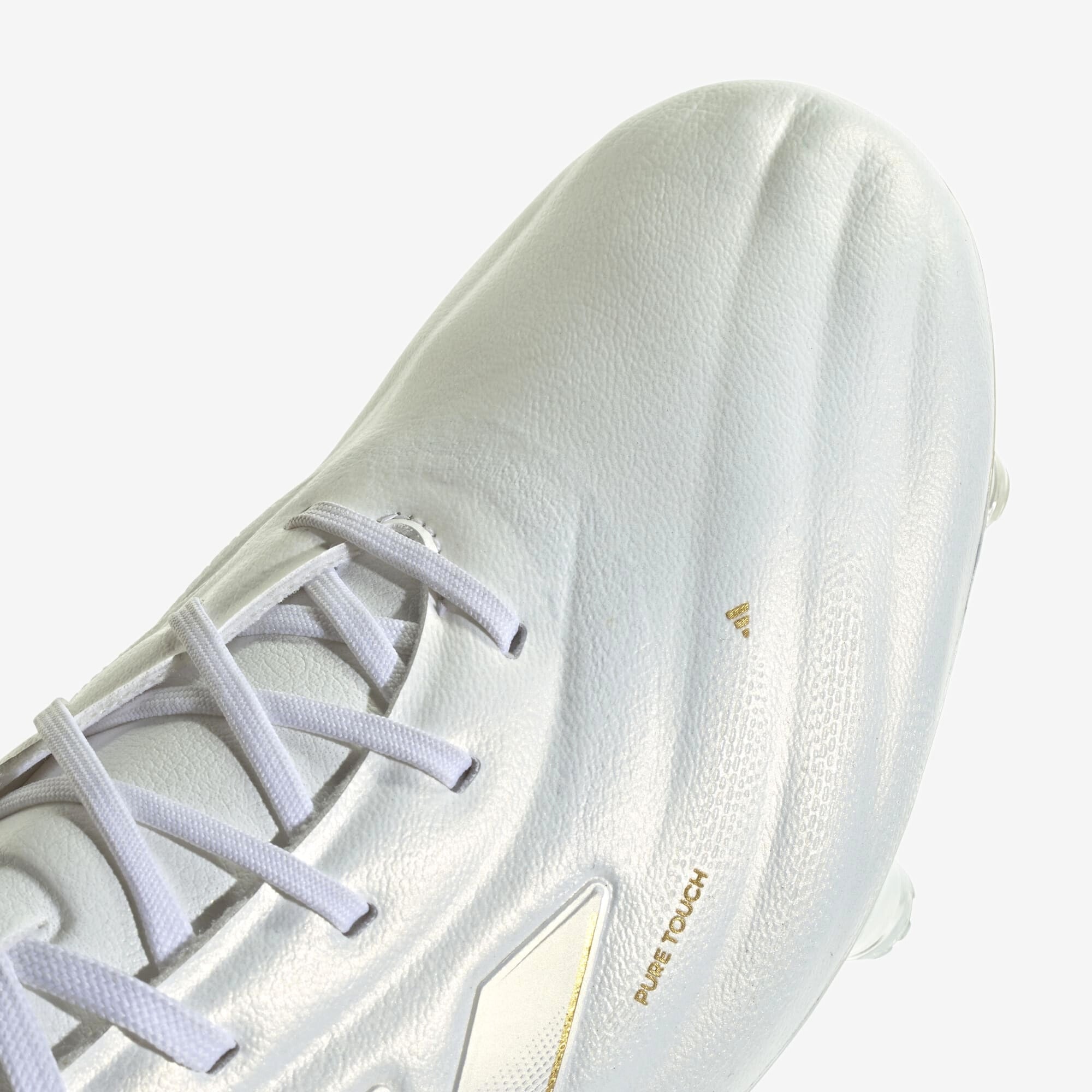 adidas Copa Pure 2 Elite FG Low-Top Soccer Cleats - Cloud White / Cloud White / Gold Metallic