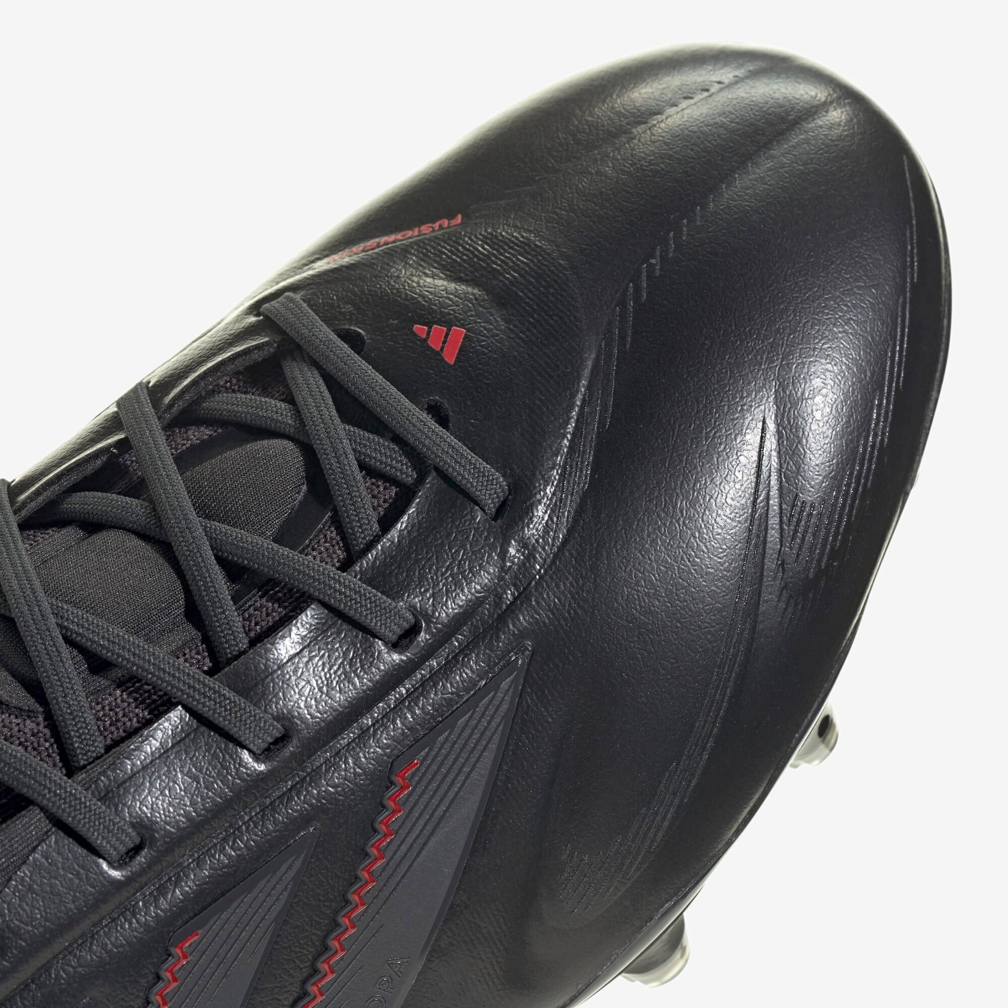 adidas Copa Pure 3 Elite FG Low-Top Soccer Cleats - Core Black / Carbon / Lucid Red