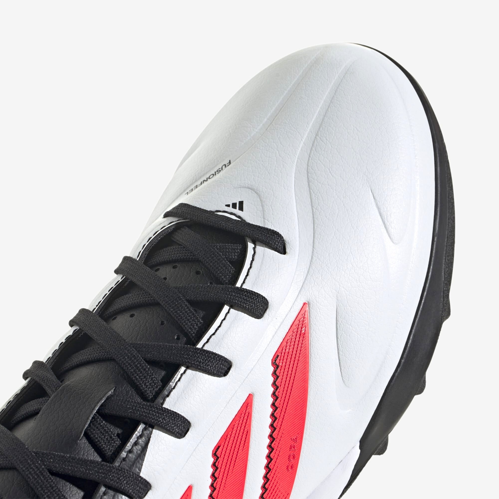 adidas Copa Pure 3 League TF Low-Top Soccer Shoes - Cloud White / Lucid Red / Core Black