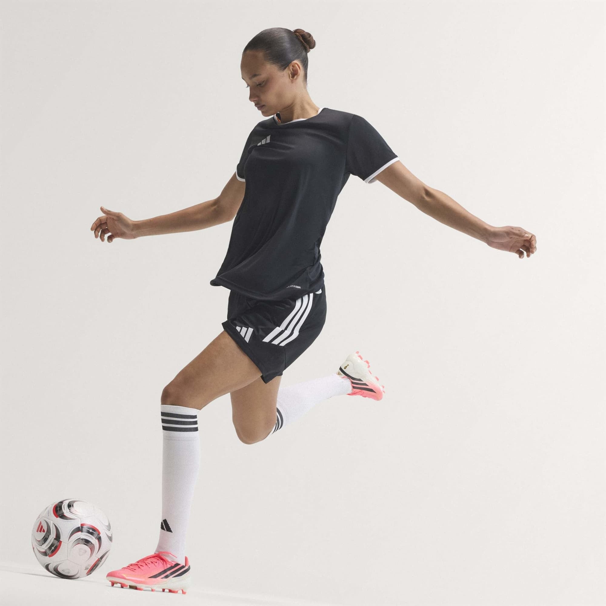 adidas F50 Hyperfast League Firm-Ground Low-Top Soccer Cleats - Solar Turbo / Core Black / Gold Met.