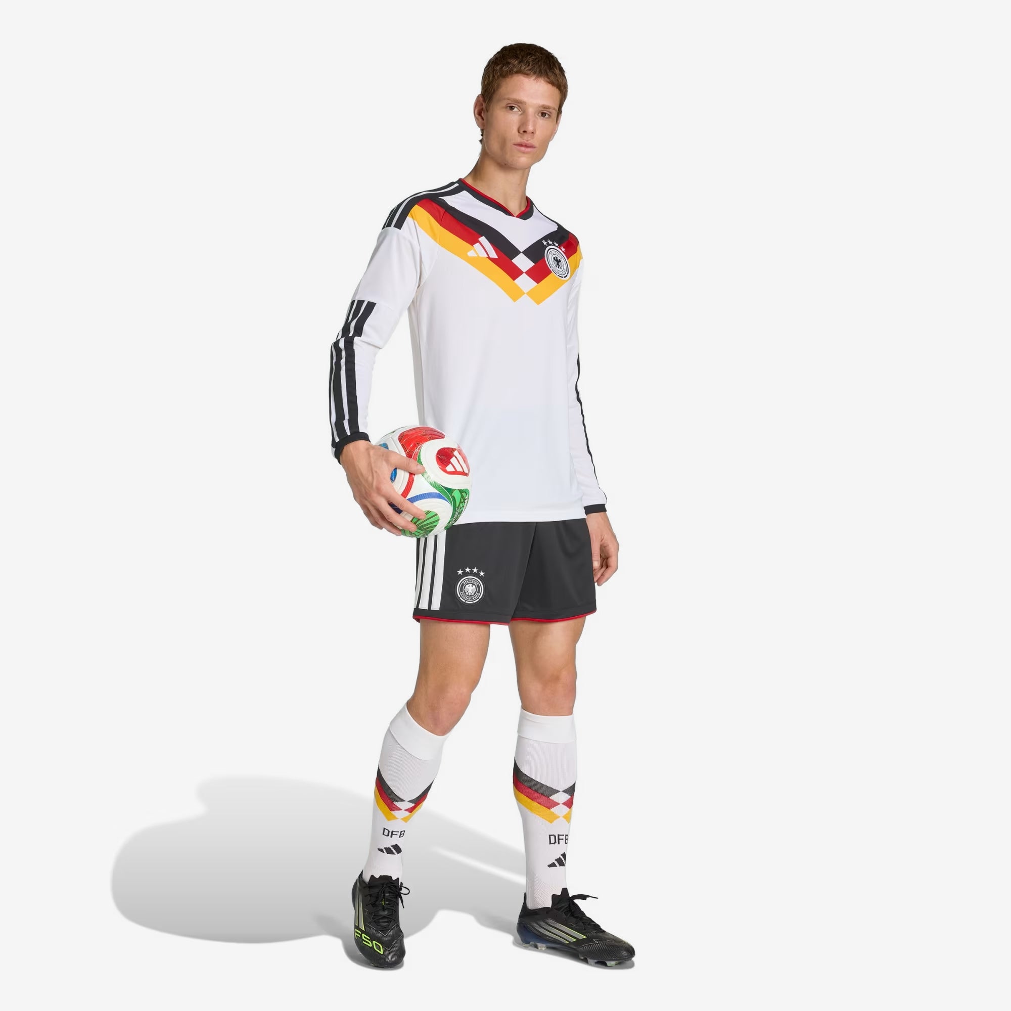 adidas Germany 2026 Stadium Home Men's Soccer Long-Sleeve Jersey
