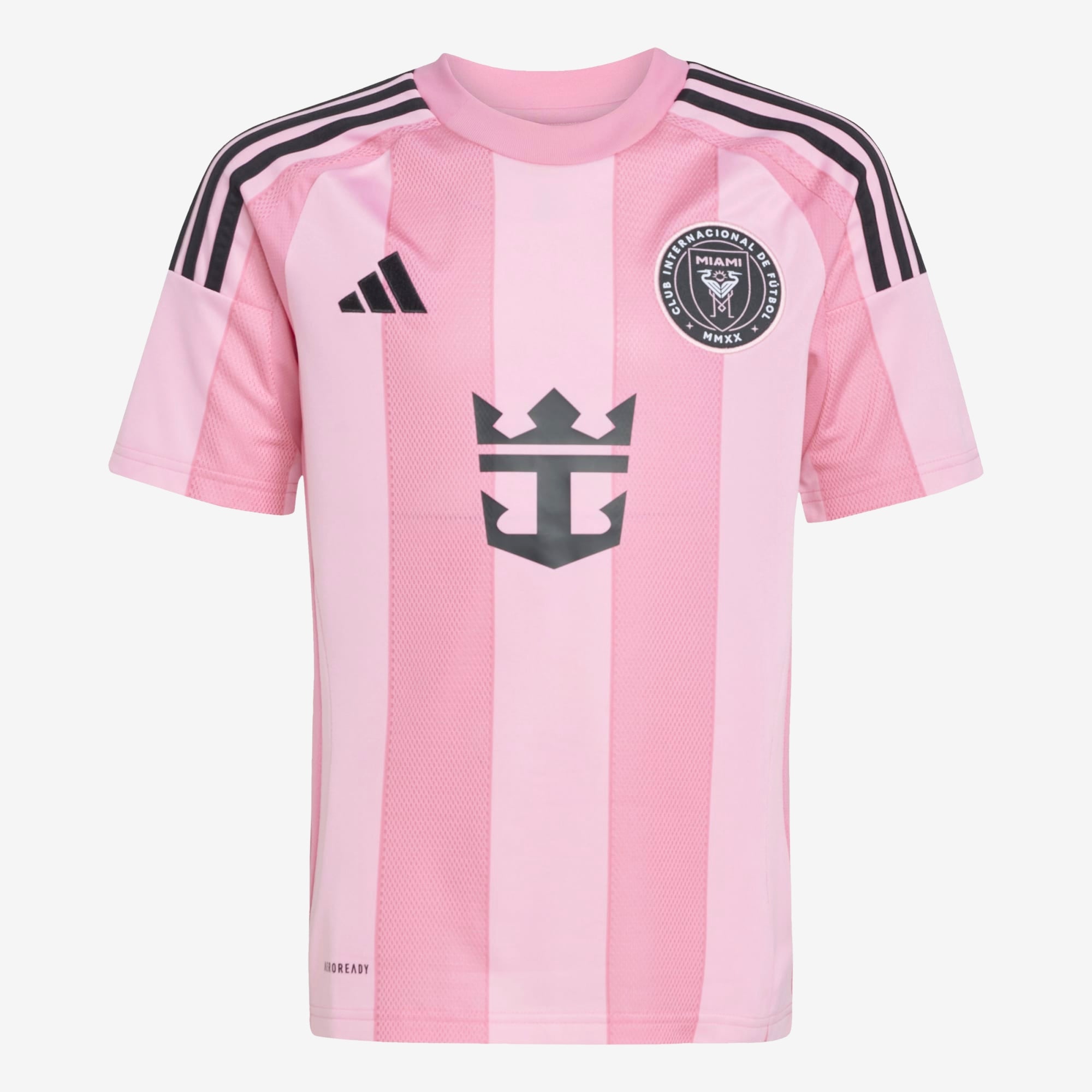 adidas Inter Miami CF 2025/26 Stadium Home Big Kids' AEROREADY Soccer Replica Jersey - Easy Pink