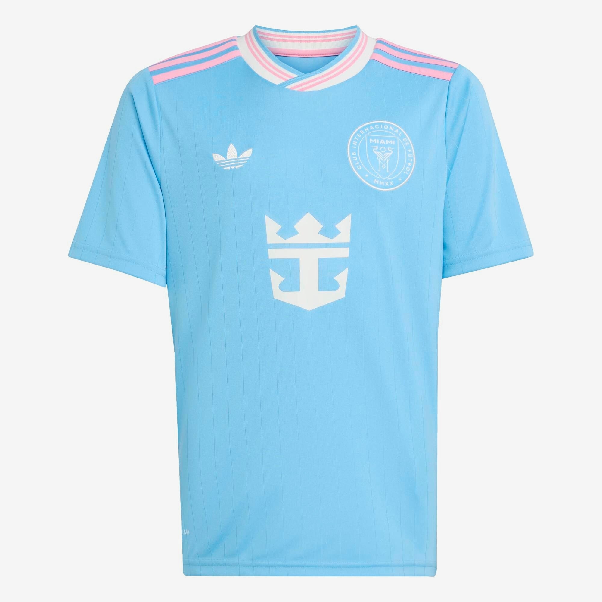 adidas Inter Miami CF 2025/26 Third Big Kids' Soccer Jersey - Semi Blue Burst