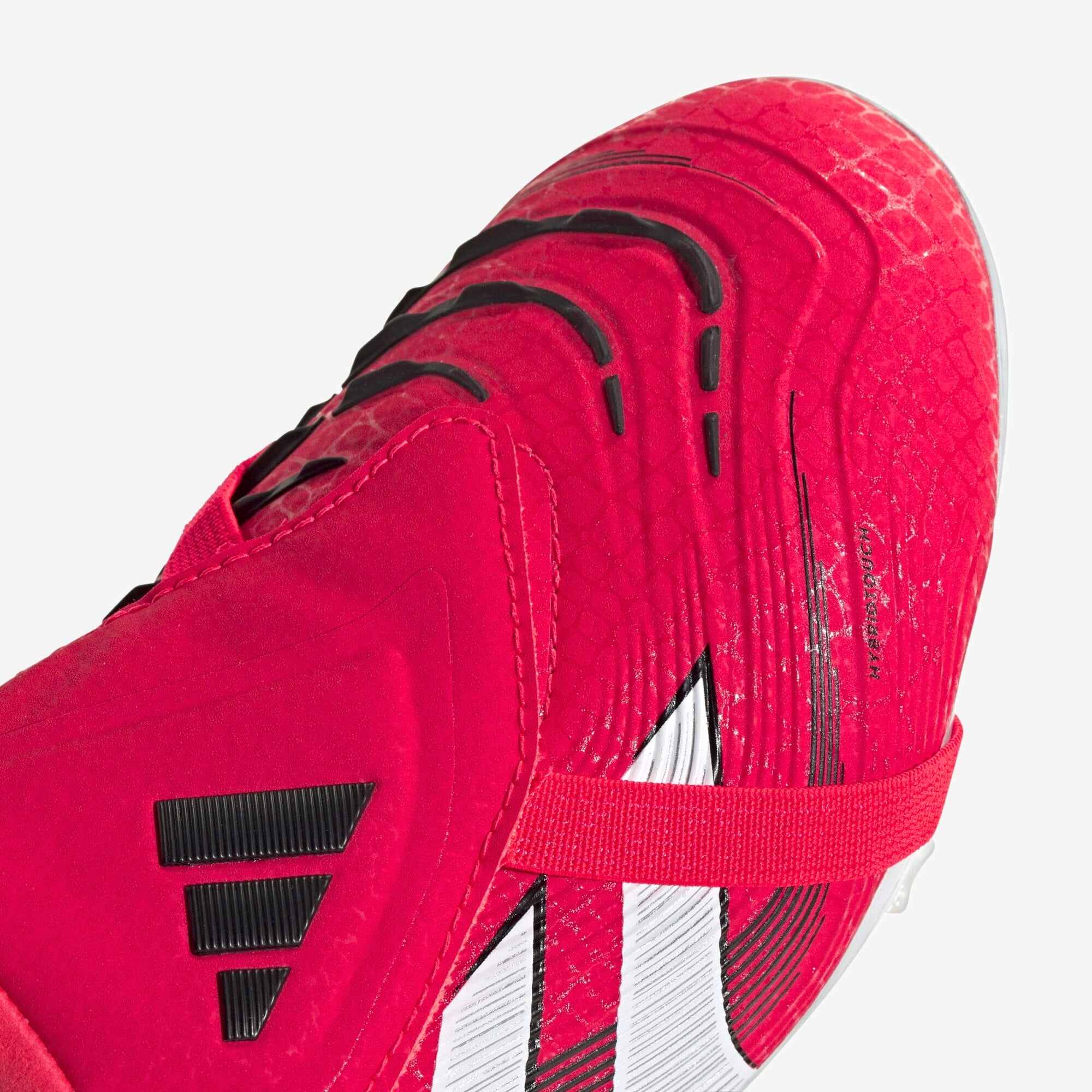 adidas Jr. Predator Elite Fold-Over Tongue Little/Big Kids' FG Low-Top Soccer Cleats - Lucid Red / Cloud White / Core Black