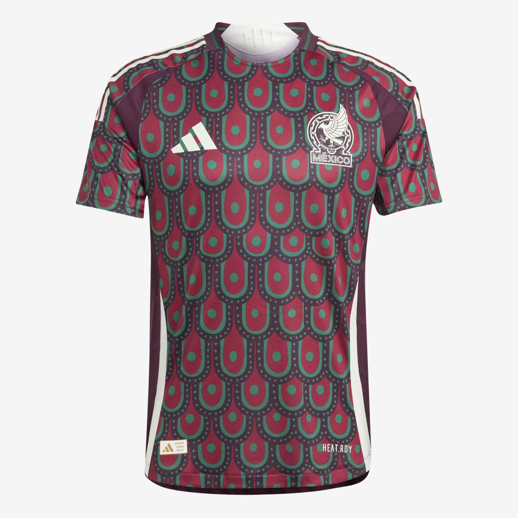 adidas Mexico 2024 Match Home Men's HEAT.RDY Soccer Authentic Jersey - Multicolor