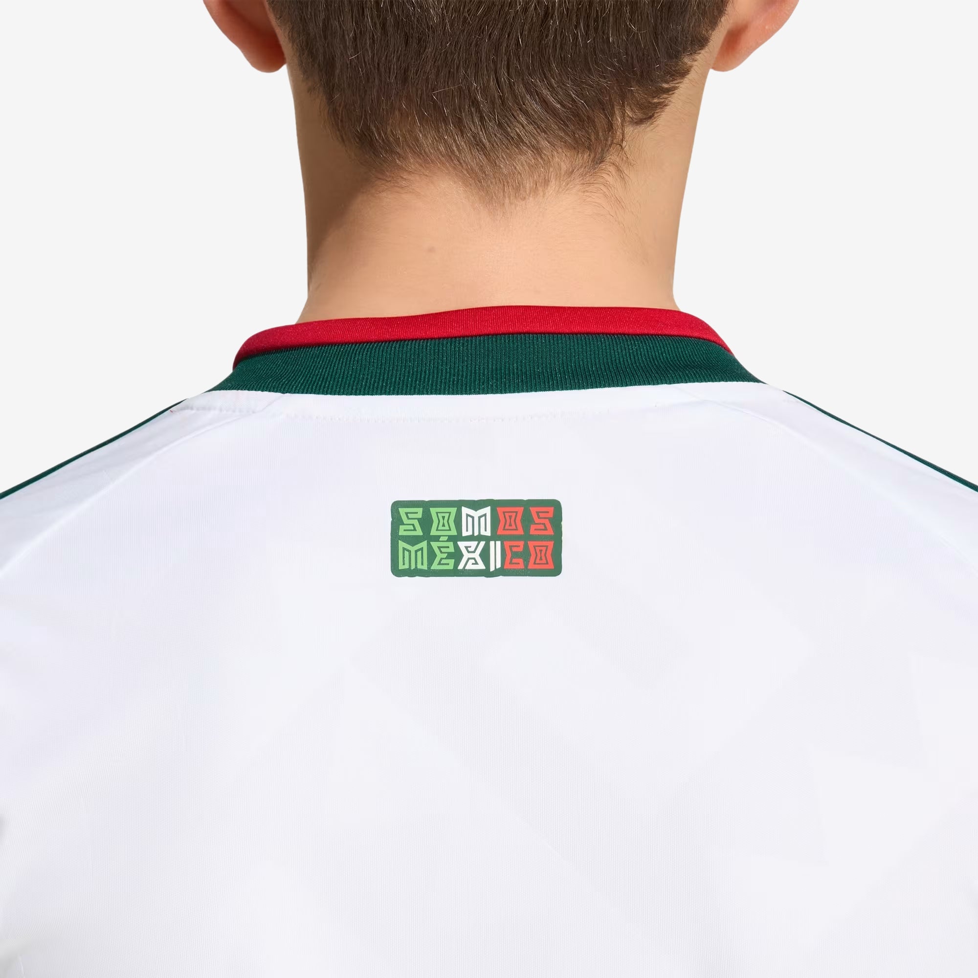adidas Mexico 2026 Stadium Away Big Kids' Soccer Jersey - White