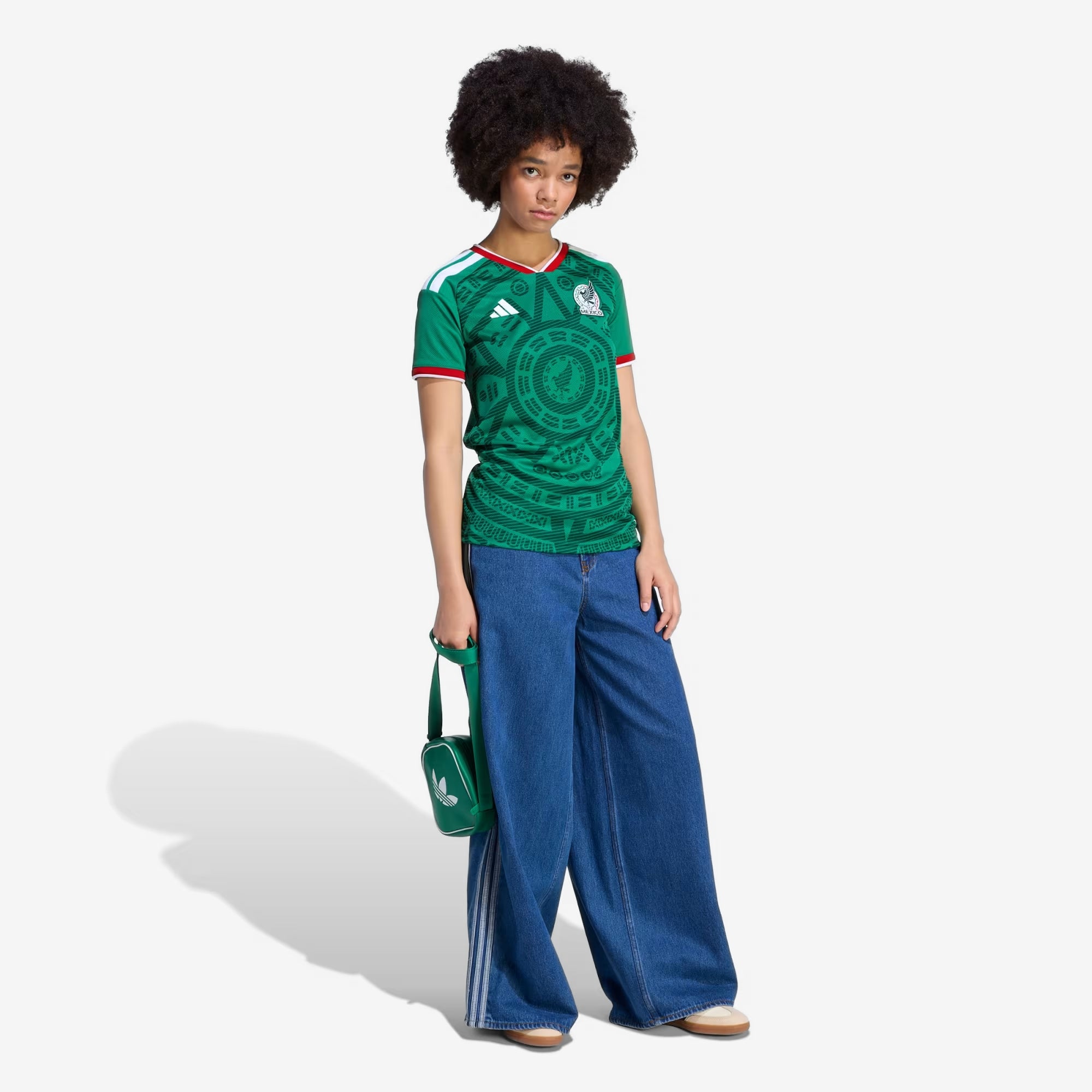 adidas Mexico 2026 Stadium Home Women's Soccer Jersey (Green)
