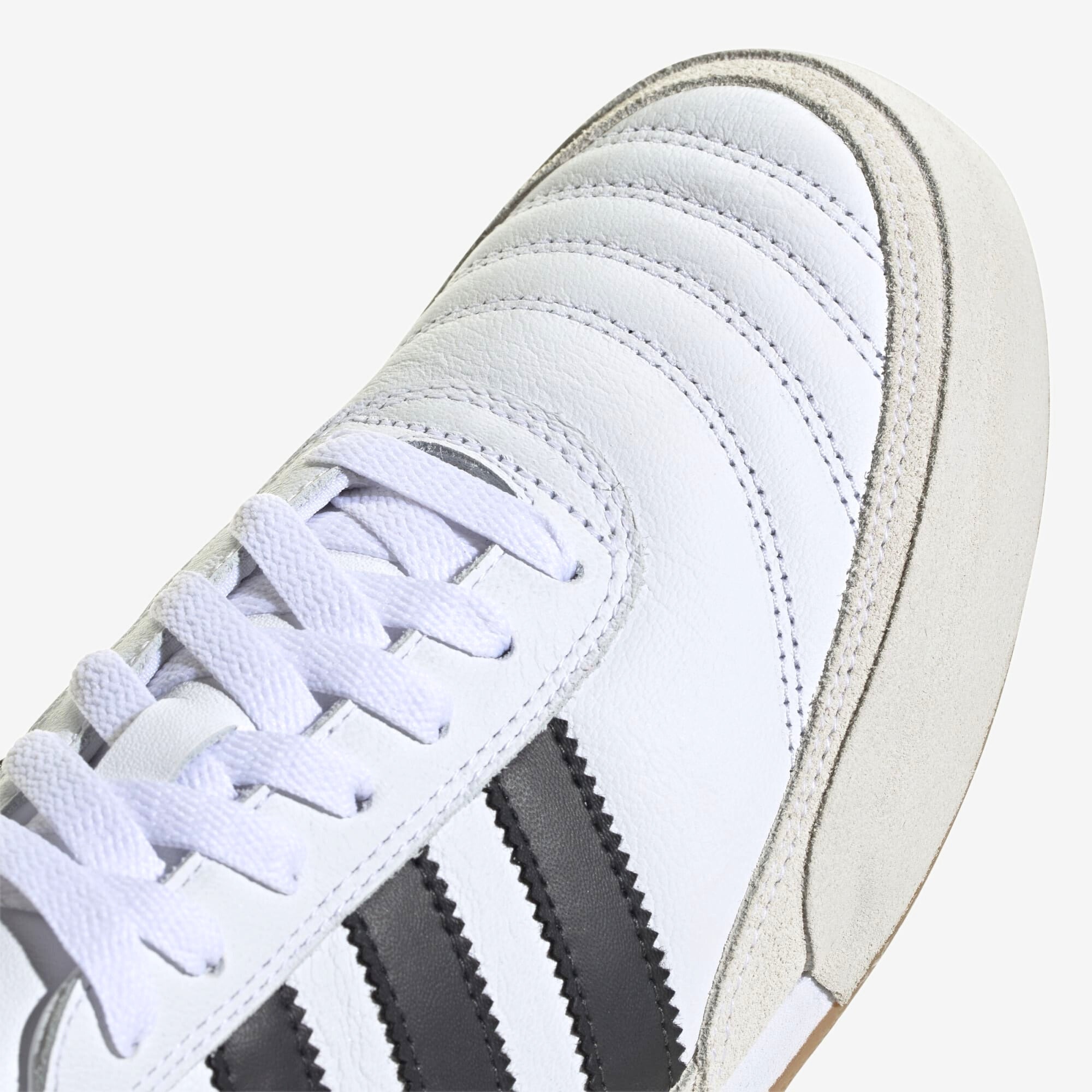 adidas Mundial Goal IC Low-Top Soccer Shoes - Cloud White / Core Black / Gold Metallic