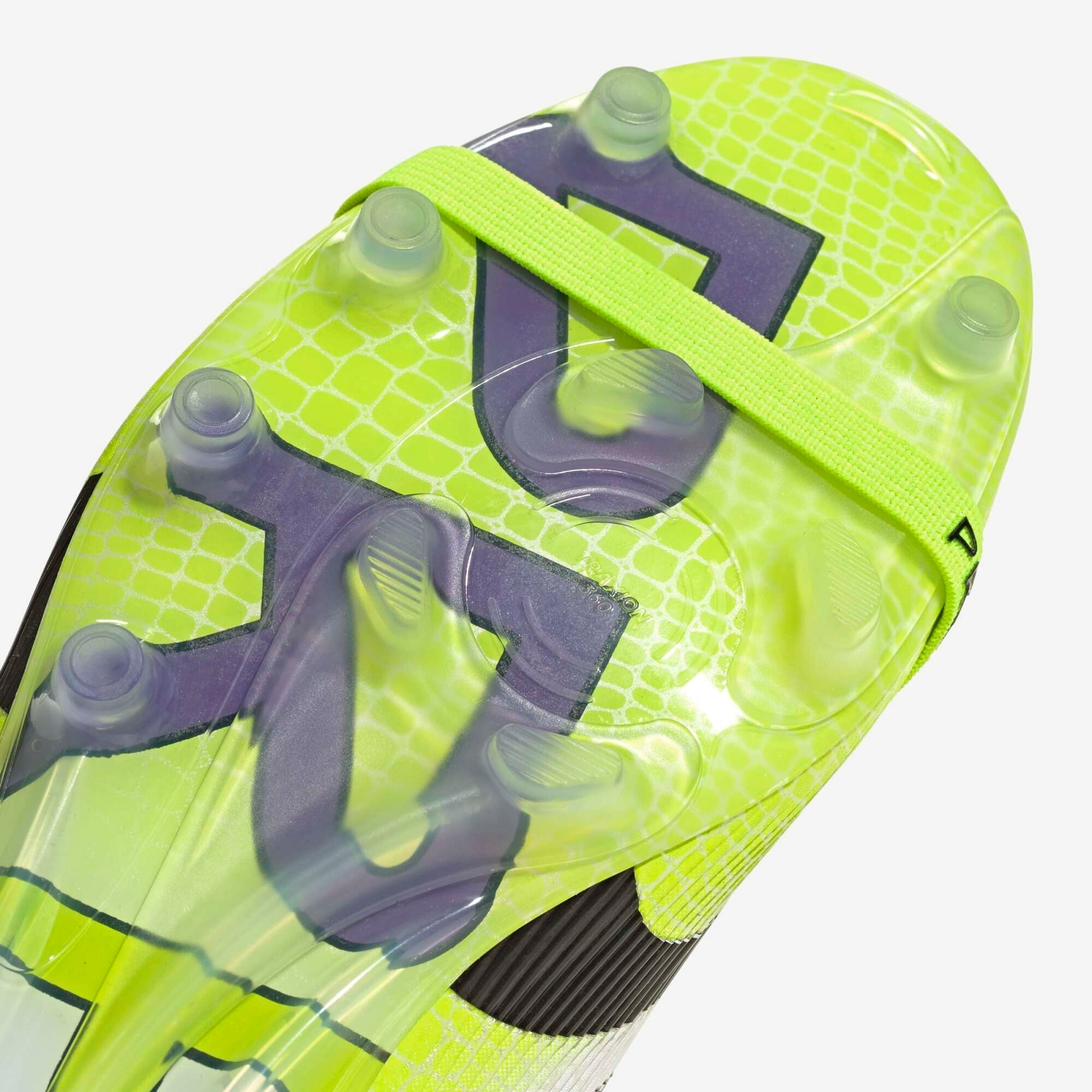adidas Predator Elite Fold-Over Tongue Artificial-Grass Low-Top Soccer Cleats - Cloud White / Core Black / Lucid Lemon