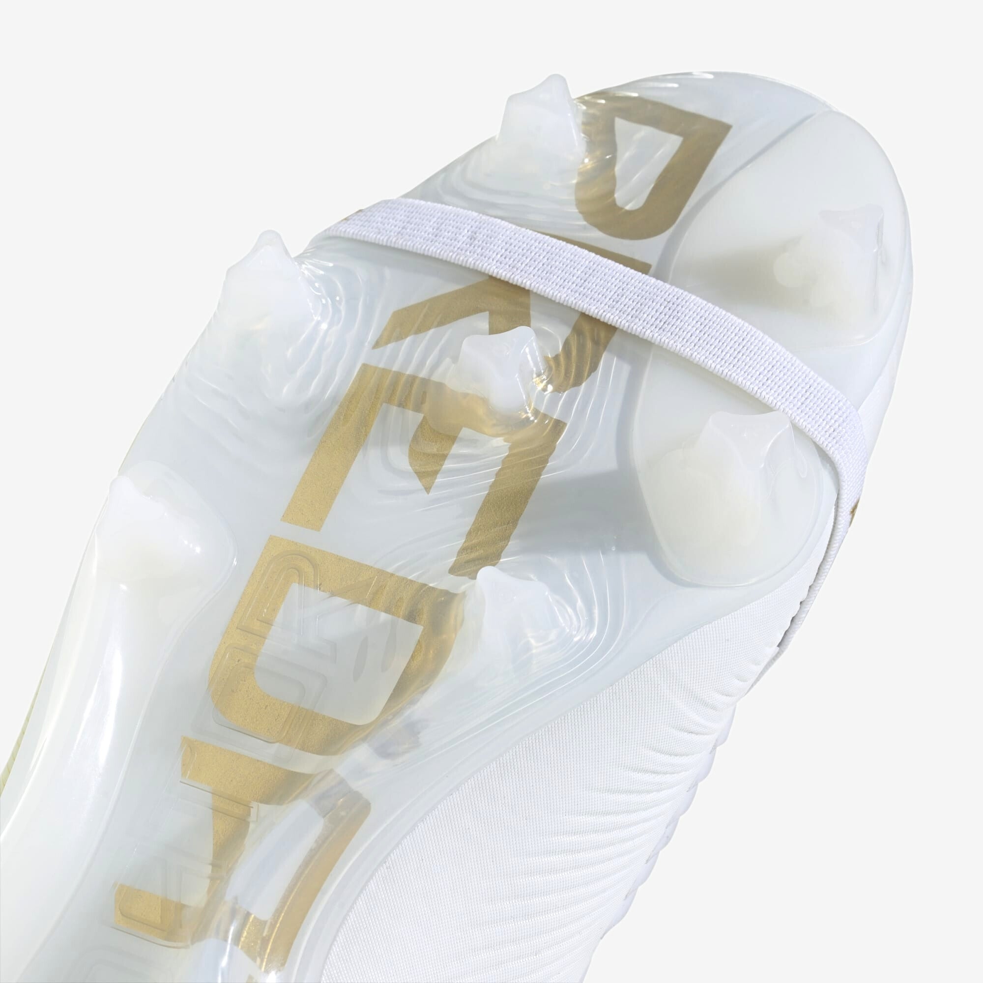 adidas Predator Elite Fold-Over Tongue FG Low-Top Soccer Cleats - Cloud White / Gold Metallic / Cloud White