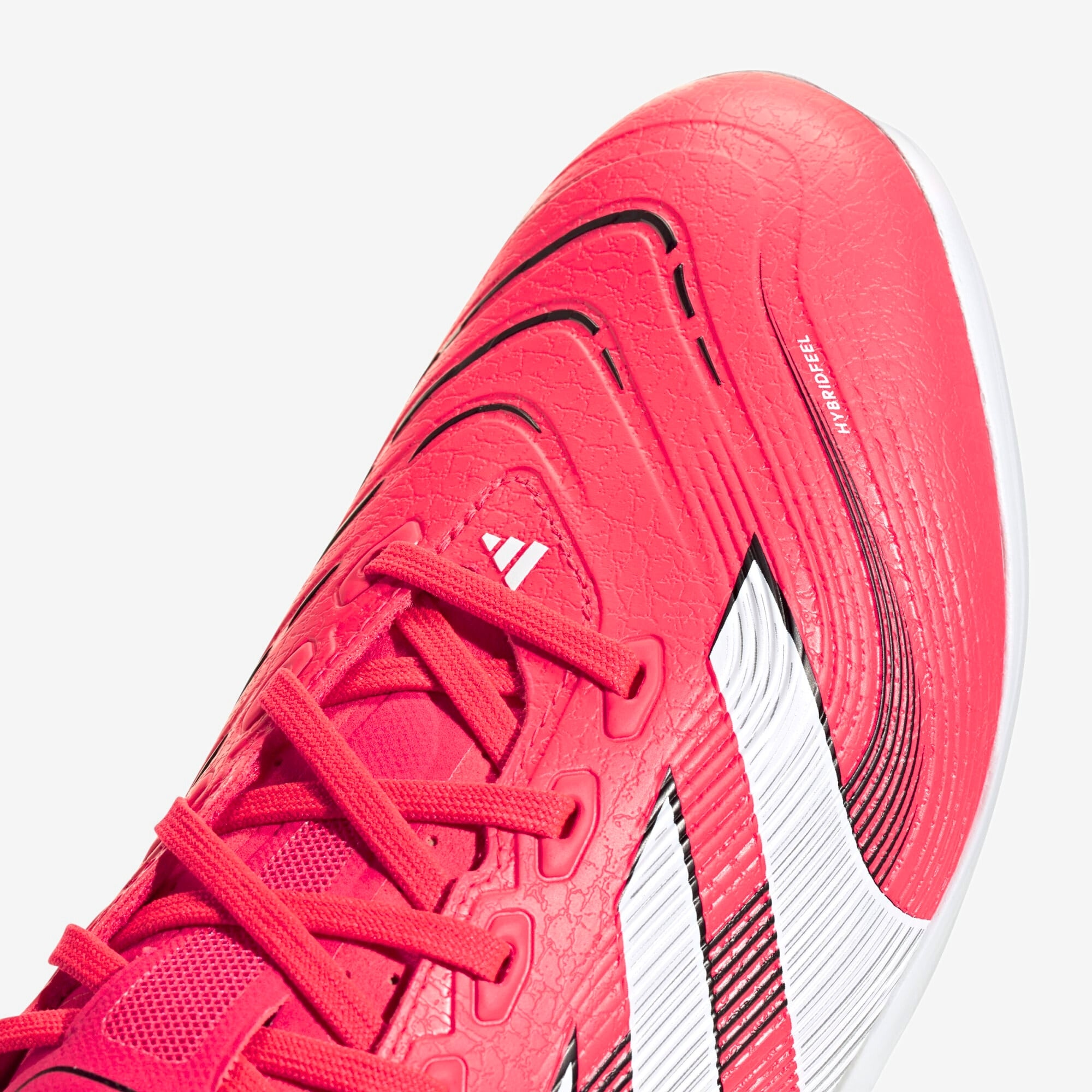 adidas Predator League TF Low-Top Soccer Shoes - Lucid Red / Cloud White / Core Black