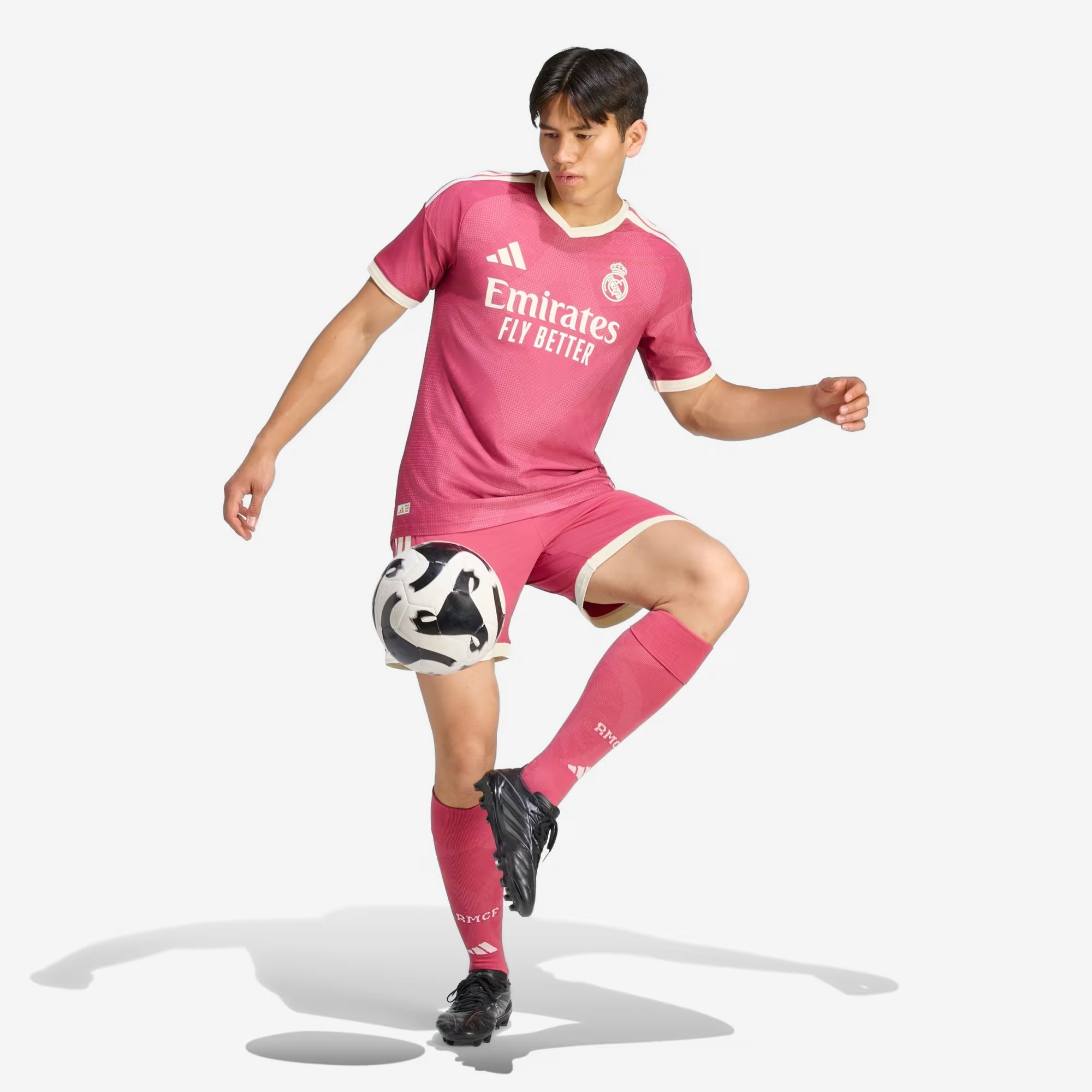 adidas Real Madrid 2026/27 Match Third Men's Soccer Authentic Jersey - Wild Pink