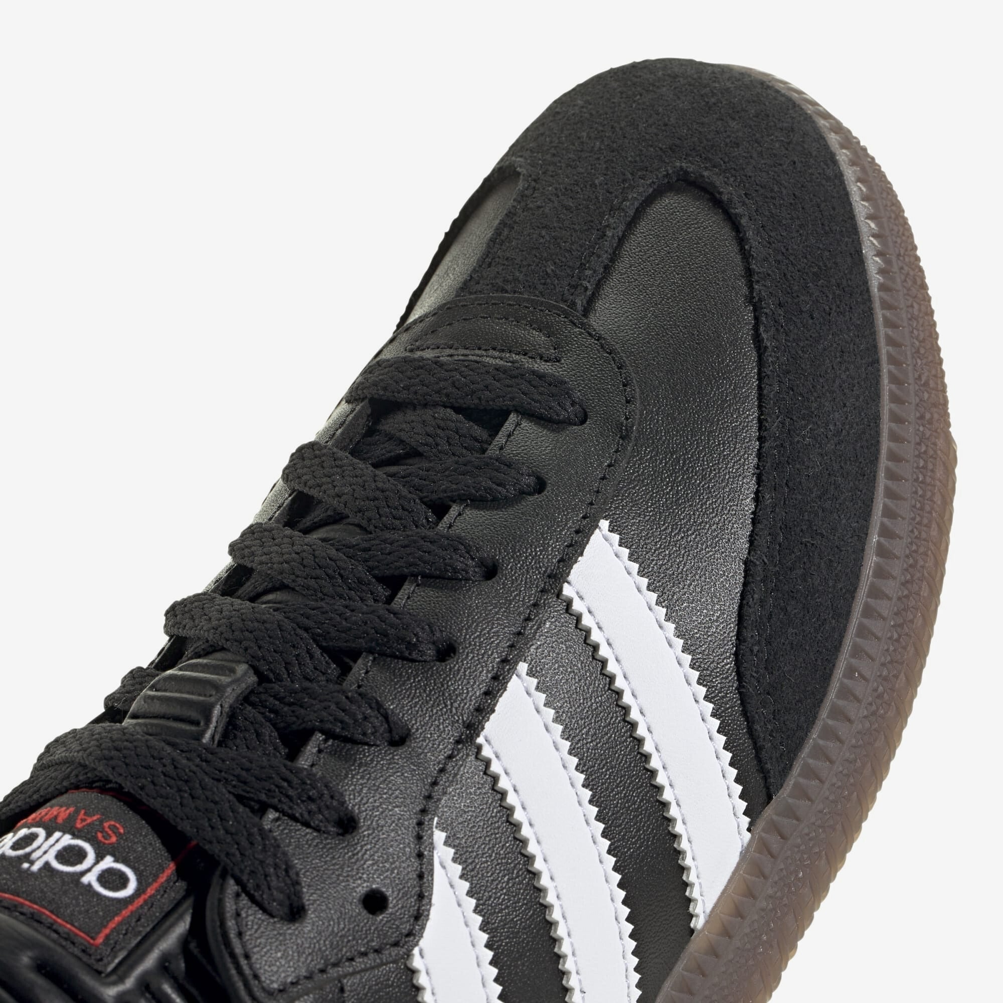 adidas Samba IC Low-Top Soccer Shoes - Core Black / Cloud White / Vivid Red