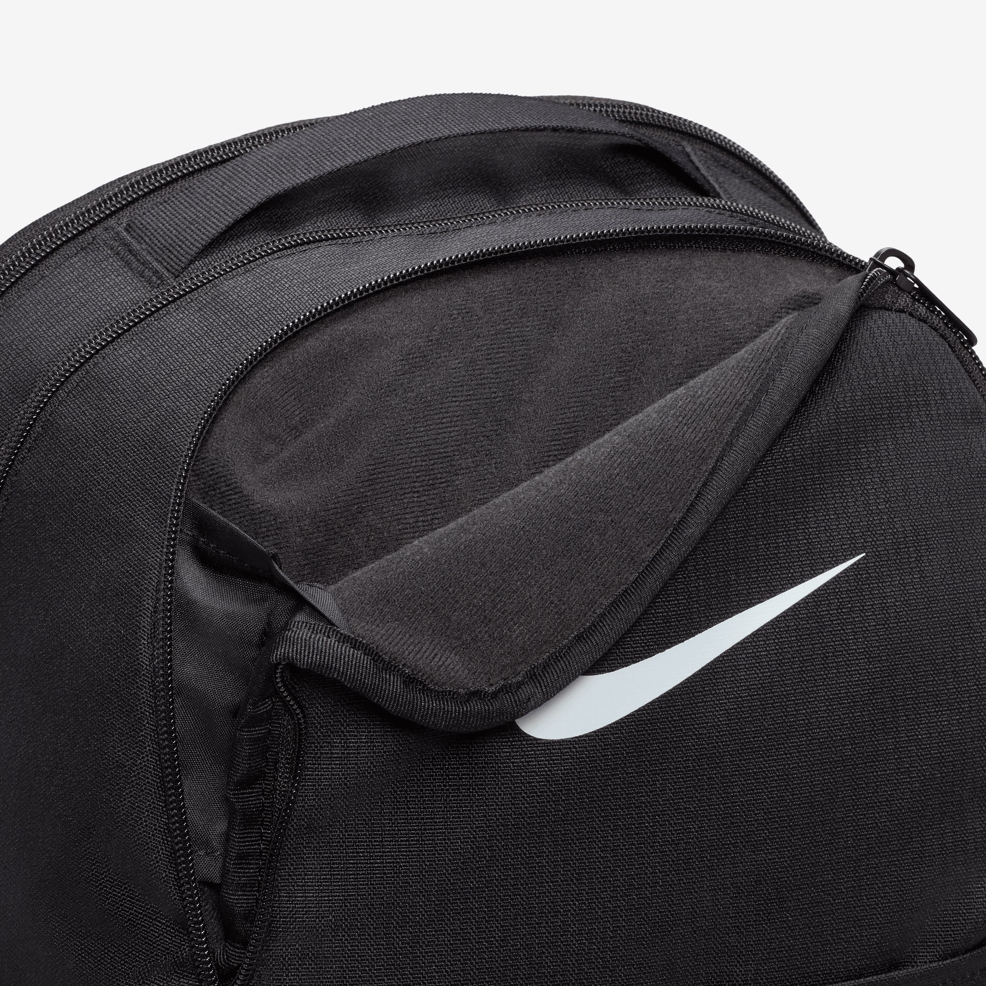 Nike Brasilia 9.5 Training Backpack (Medium, 24L) - Black/Black/White