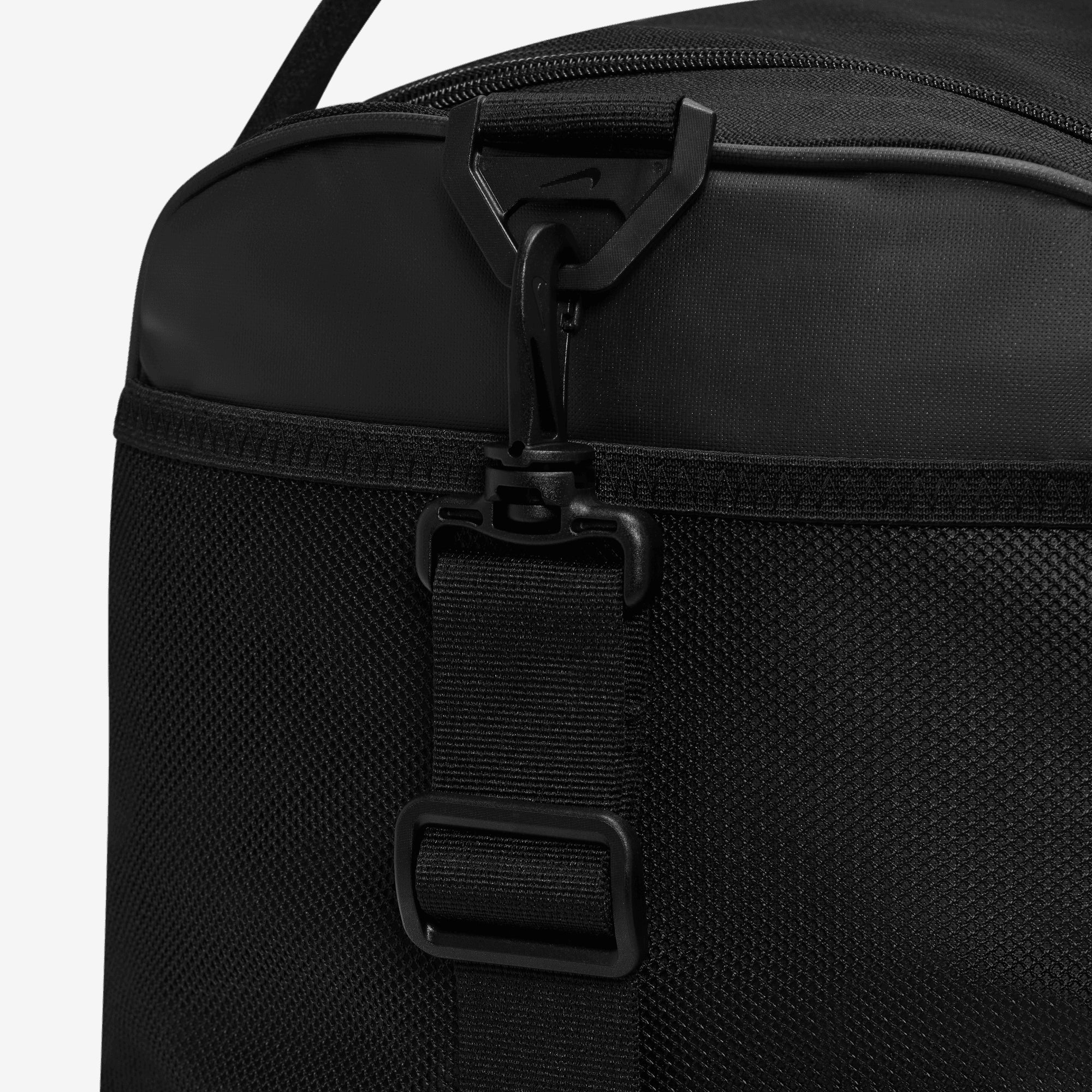 Nike Brasilia 9.5 Training Duffel Bag (Medium, 60L) - Black/Black/White