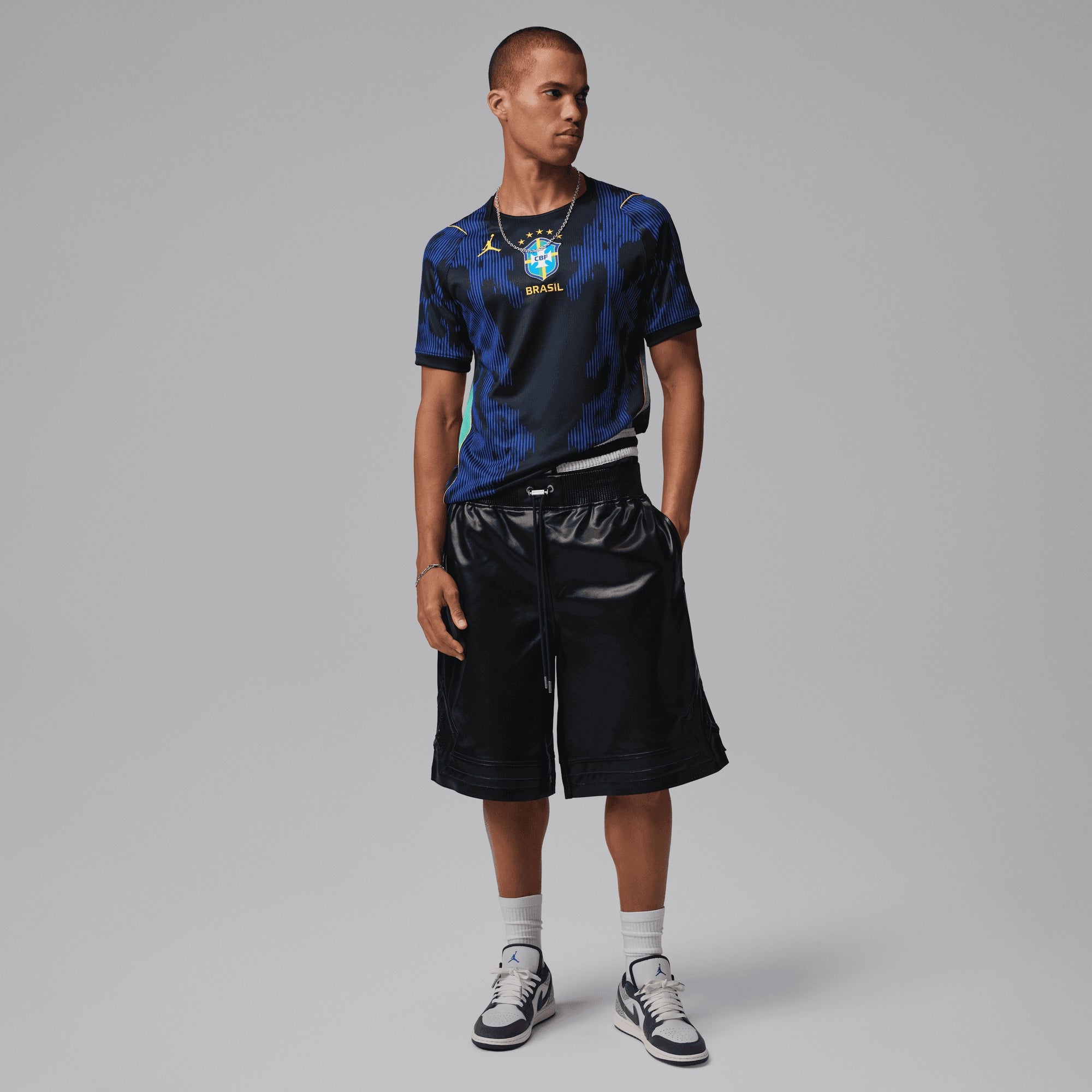 Nike Brazil 2026 Stadium Away Men's Jordan Dri-FIT Soccer Replica