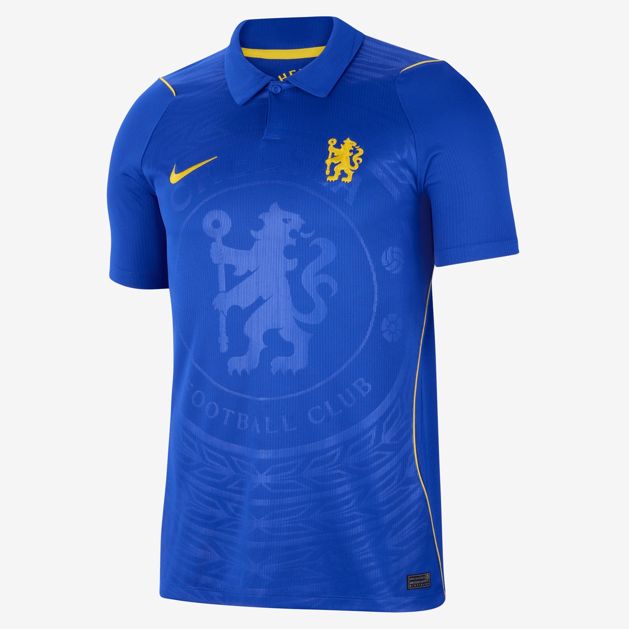 Nike Chelsea FC 2026/27 Stadium Home Men's Dri-FIT Soccer Repica Jersey - Bright Blue/Midwest Gold/Midwest Gold