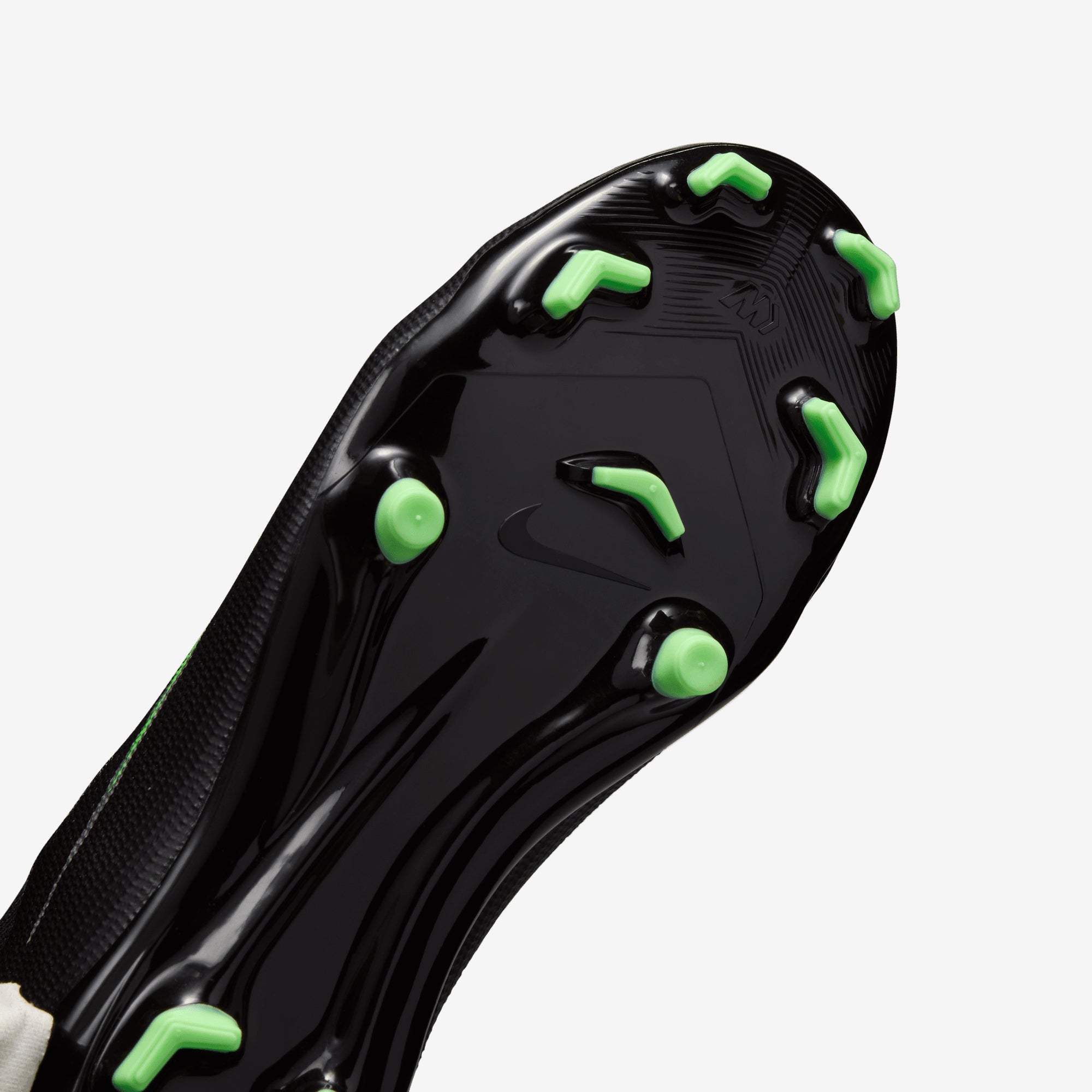 Nike Jr. Mercurial Superfly 11 Academy Big Kids' Multi-Ground High-Top Soccer Cleats - Black/Illusion Green-Black