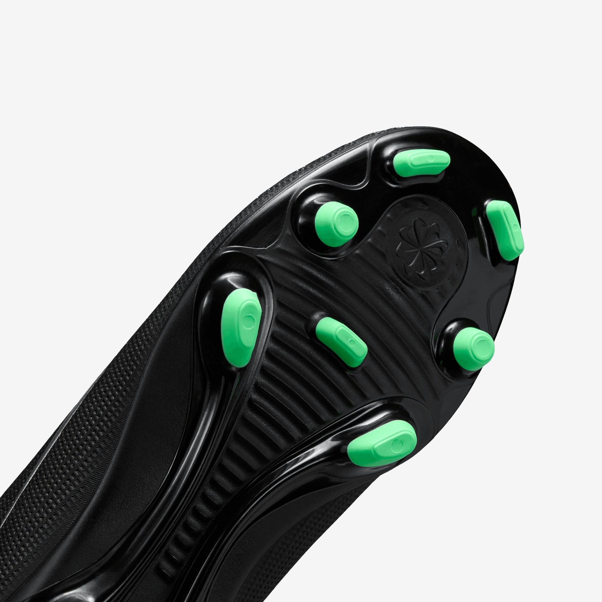 Nike Jr. Mercurial Superfly 11 Club Big Kids' Multi-Ground High-Top Soccer Cleats - Black/Illusion Green-Black