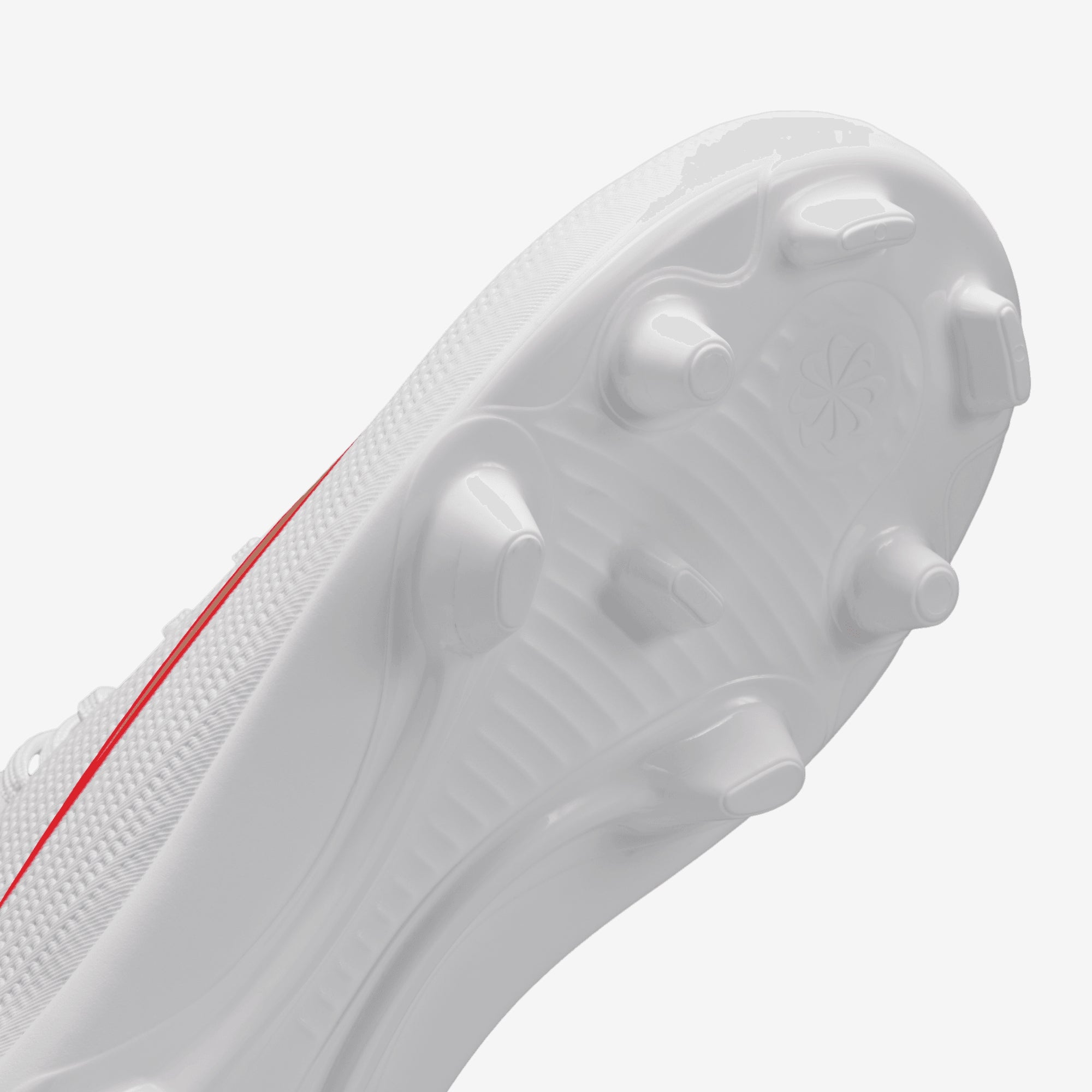Nike Jr. Mercurial Superfly 11 Club Little Kids' Multi-Ground High-Top Soccer Cleats - White/Blur-Bright Crimson