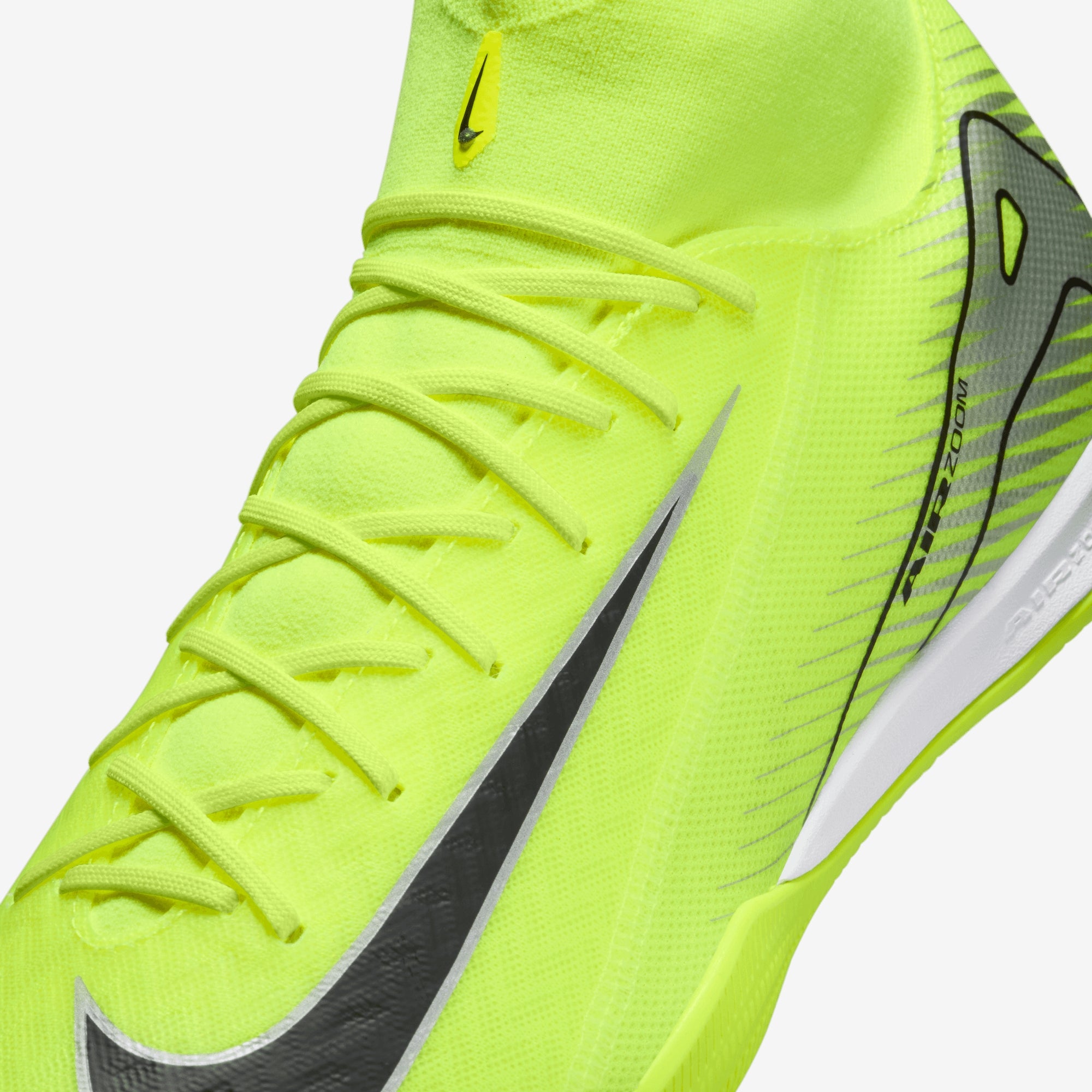 Nike Mercurial Superfly 10 Academy IC High-Top Soccer Shoes - Volt/Black