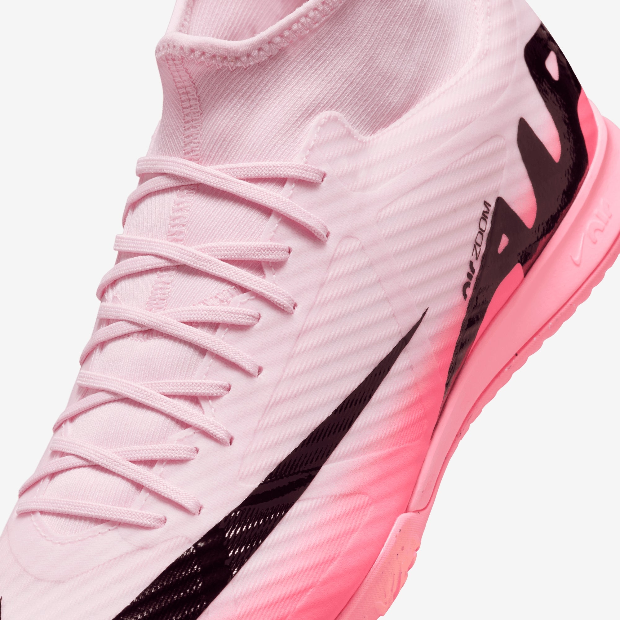 Nike Mercurial Superfly 9 Academy IC High-Top Soccer Shoes - Pink Foam/Black