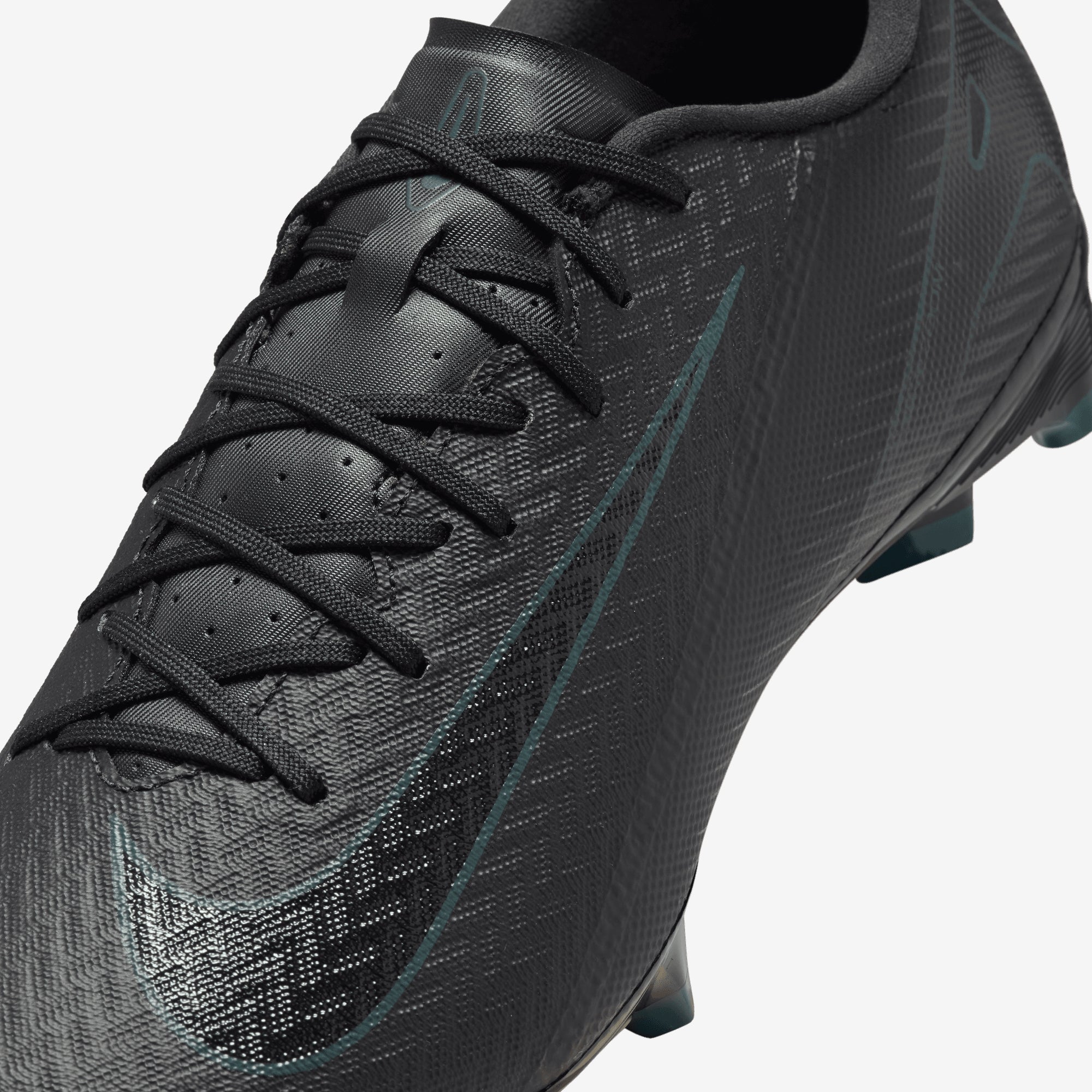 Nike Mercurial Vapor 16 Academy MG Low-Top Soccer Cleats - Black/Black-Deep Jungle