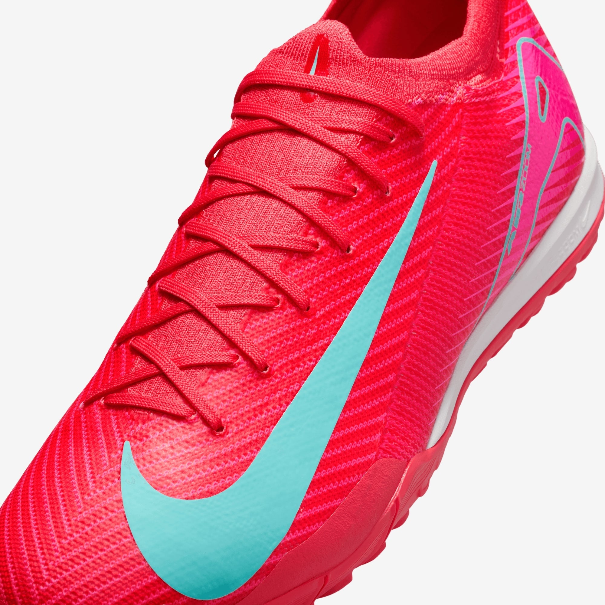 Nike Mercurial Vapor 16 Pro TF Low-Top Soccer Shoes - Ember Glow/Aurora Green