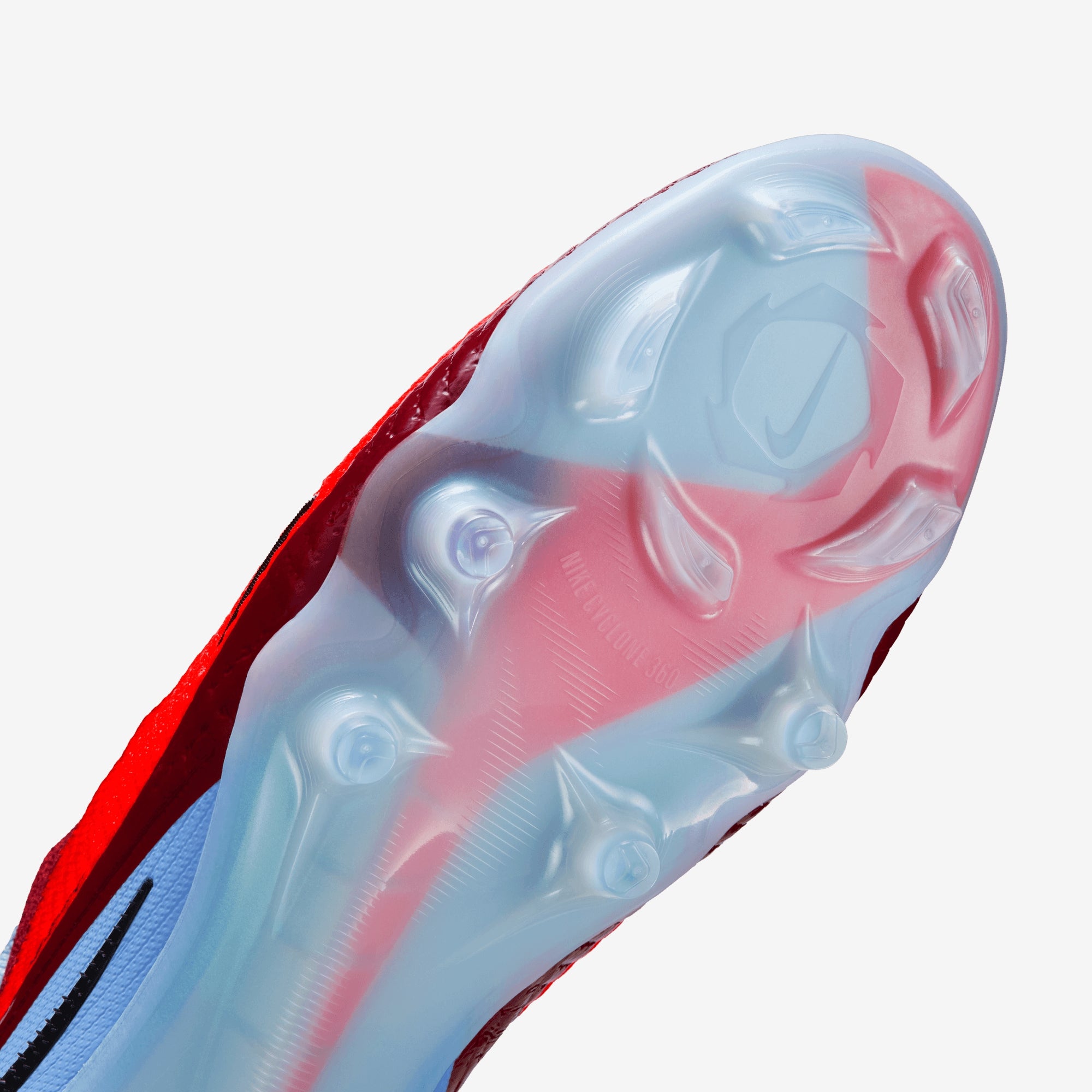 Nike Phantom 6 High Elite Firm-Ground Soccer Cleats - Royal Tint/Bright Crimson-Black