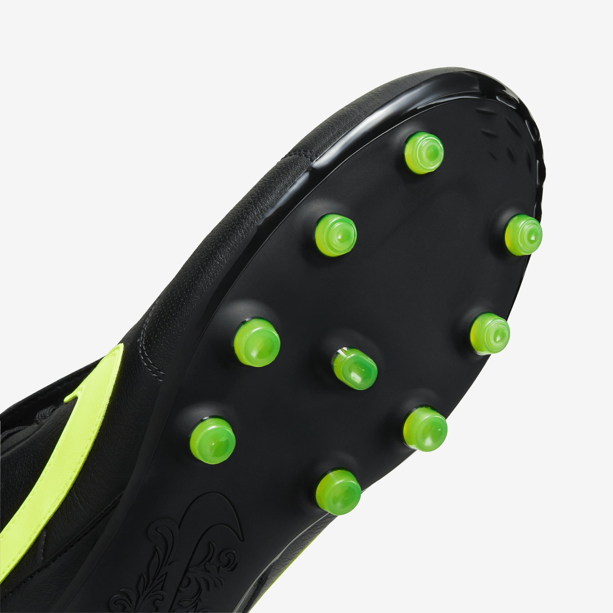 Nike Premier 3 FG Low-Top Soccer Cleats - Black/Volt-Green Strike-Bright Crimson