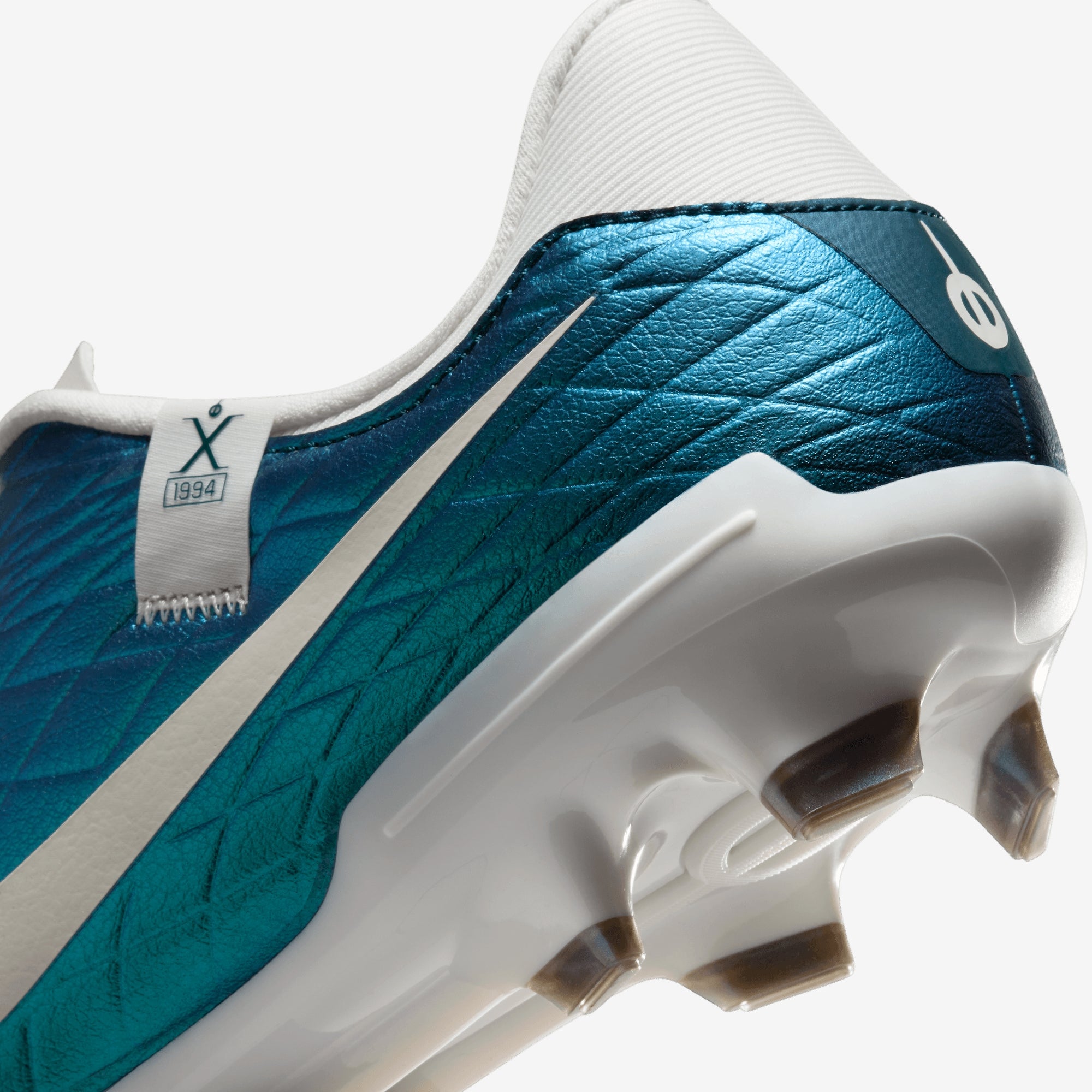 Nike Tiempo Emerald Legend 10 Academy MG Low-Top Soccer Cleats - Dk Atomic Teal/Sail