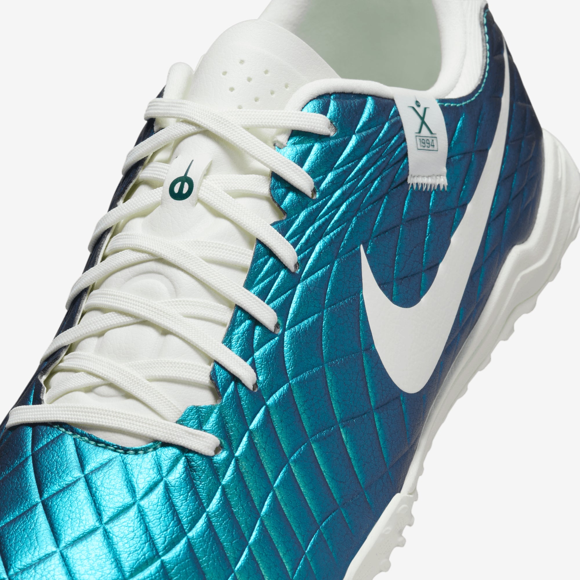 Nike Tiempo Emerald Legend 10 Academy TF Low-Top Soccer Shoes - Dk Atomic Teal/Sail