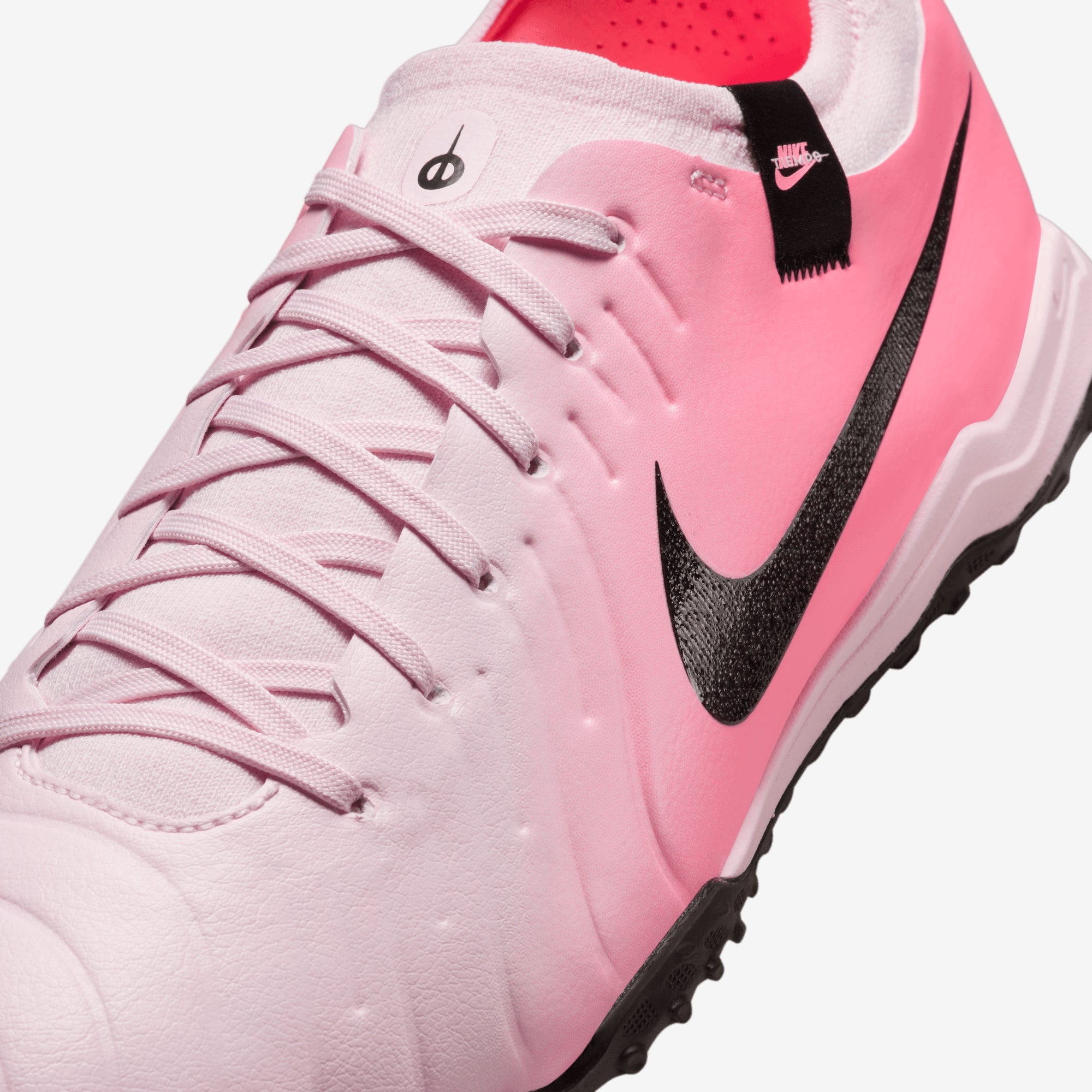 Nike Tiempo Legend 10 Pro TF Low-Top Soccer Shoes - Pink Foam/Black