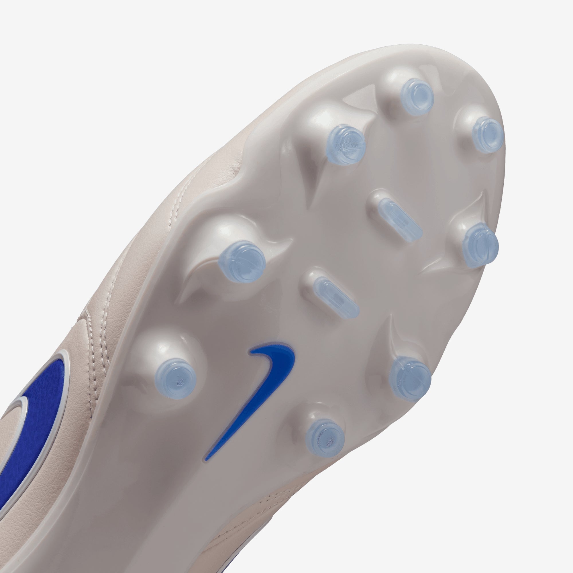 Nike Tiempo Ligera Pro Firm-Ground Low-Top Soccer Cleats - Chalk/Racer Blue-White