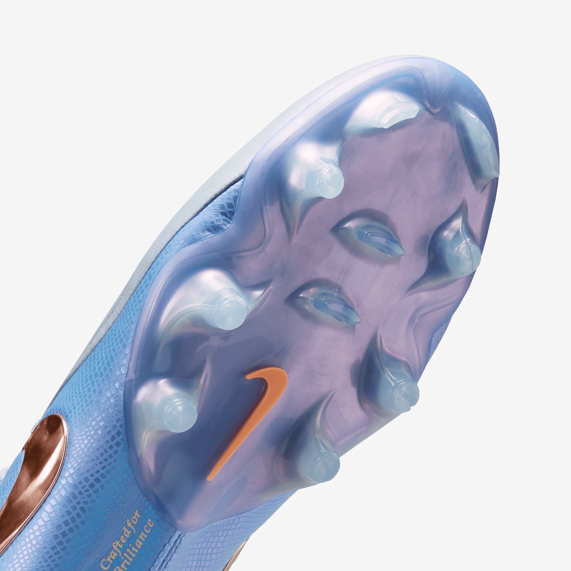Nike Tiempo Maestro Elite LV8 Firm-Ground Low-Top Soccer Cleats - Ghost/Crimson Tint-Royal Pulse