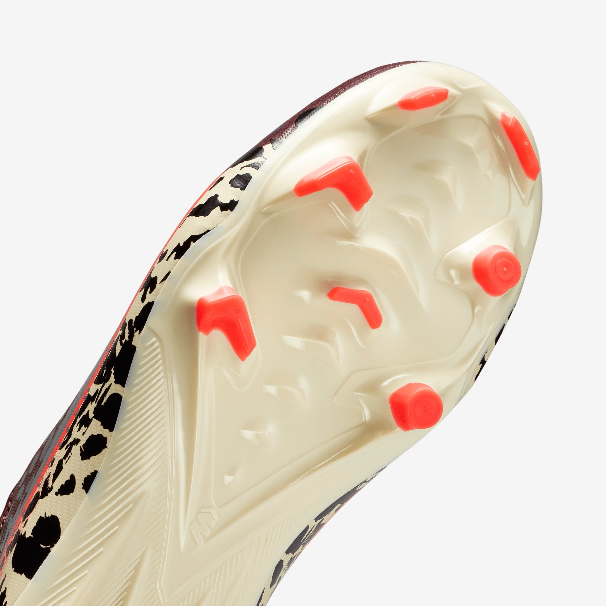 Nike United Jr. Mercurial Superfly 10 Academy Big Kids' Multi-Ground High-Top Soccer Cleats - Burgundy Crush/Metallic Silver