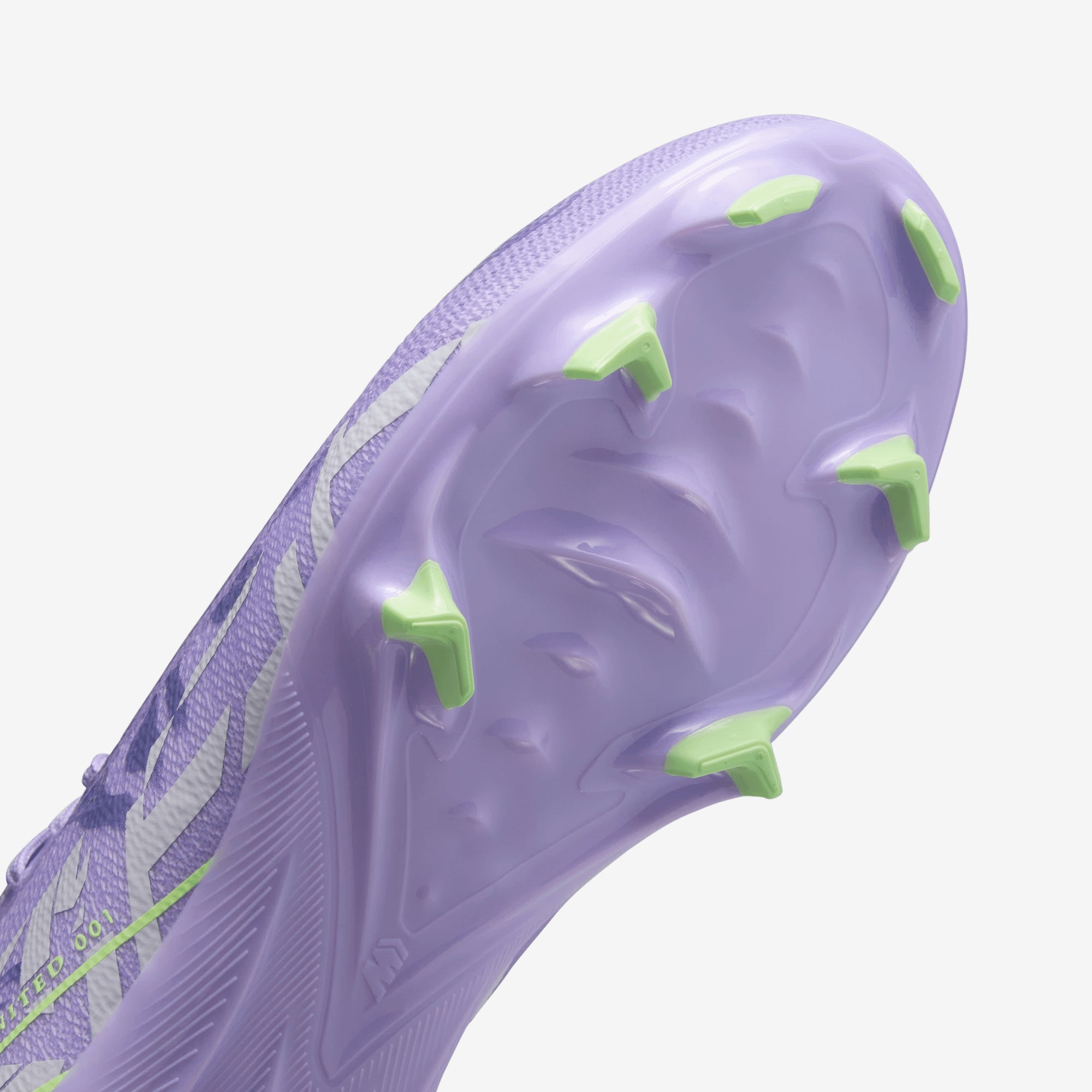 Nike United Jr. Mercurial Vapor 16 Pro Big Kids' FG Low-Top Soccer Cleats - Purple Agate/Barely Volt