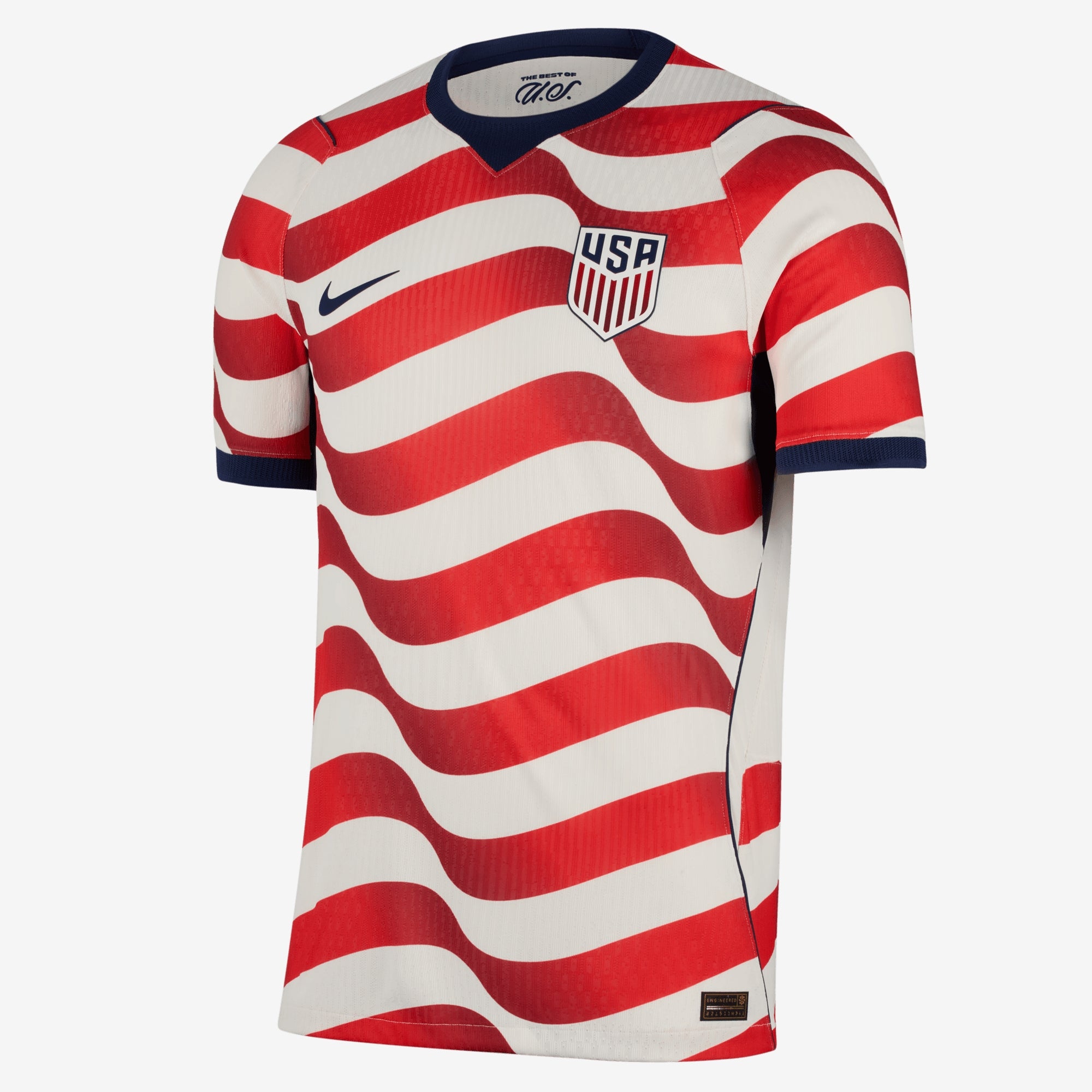 Nike USMNT 2026 Match Home Men's Nike Aero-FIT Soccer Authentic Jersey - Sail/Midnight Navy/Midnight Navy